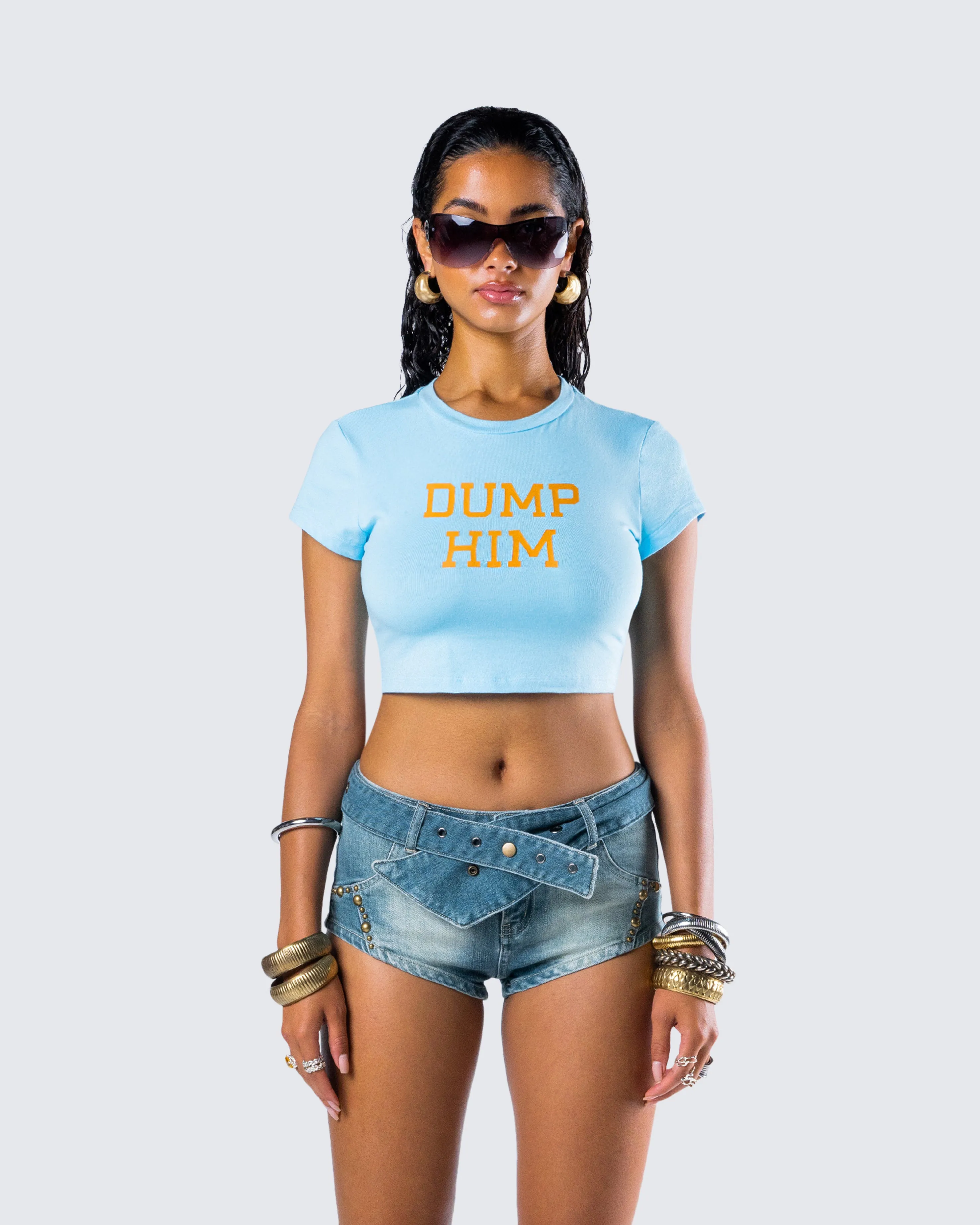 Seraina Aqua Graphic Top sold by Finesse product image thumbnail 4