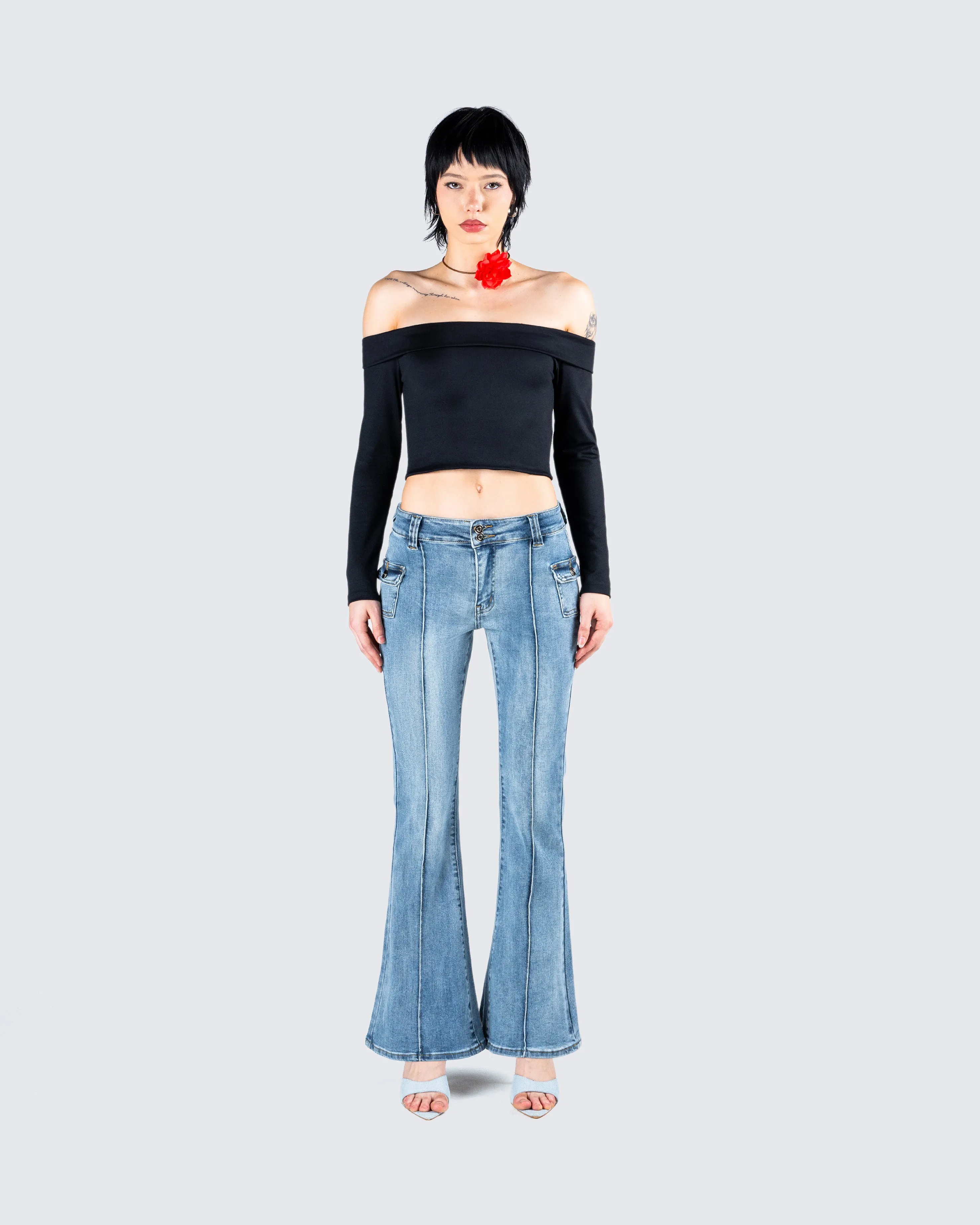 Zori Off the Shoulder Set sold by Finesse product image thumbnail 4