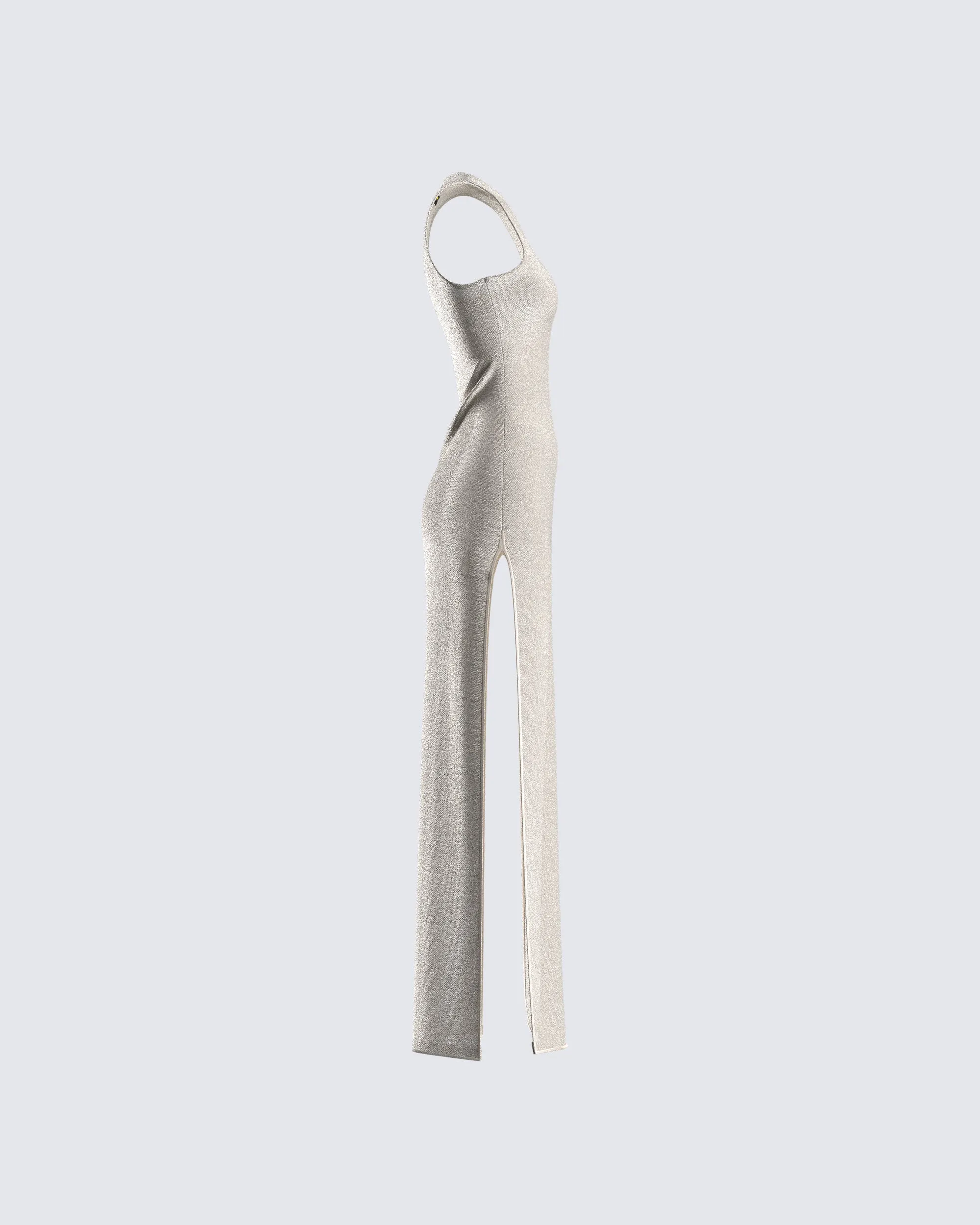 Taline Gold Lurex Maxi Dress sold by Finesse product image thumbnail 2