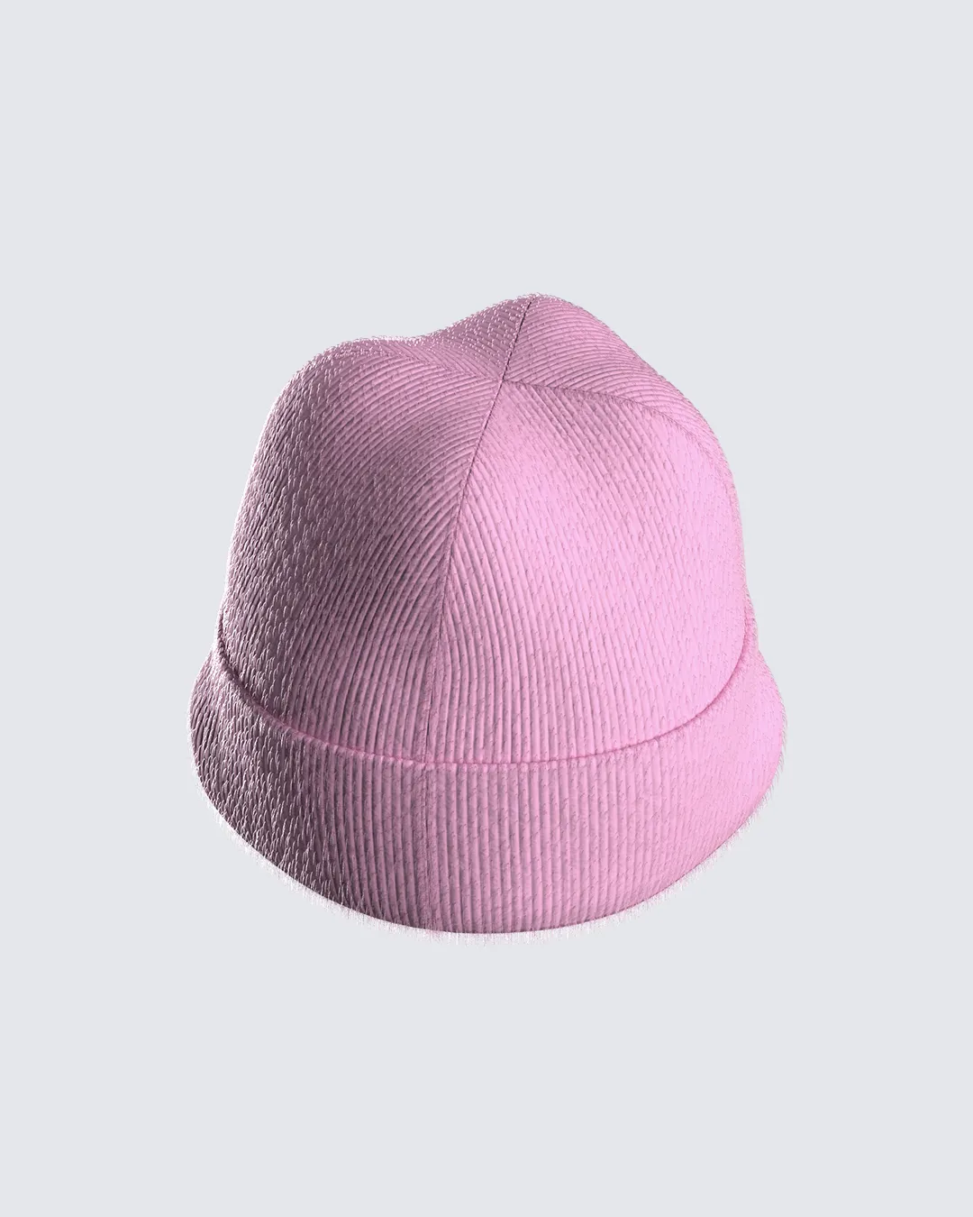 Molly Pink Ribbed Beanie sold by Finesse product image thumbnail 3