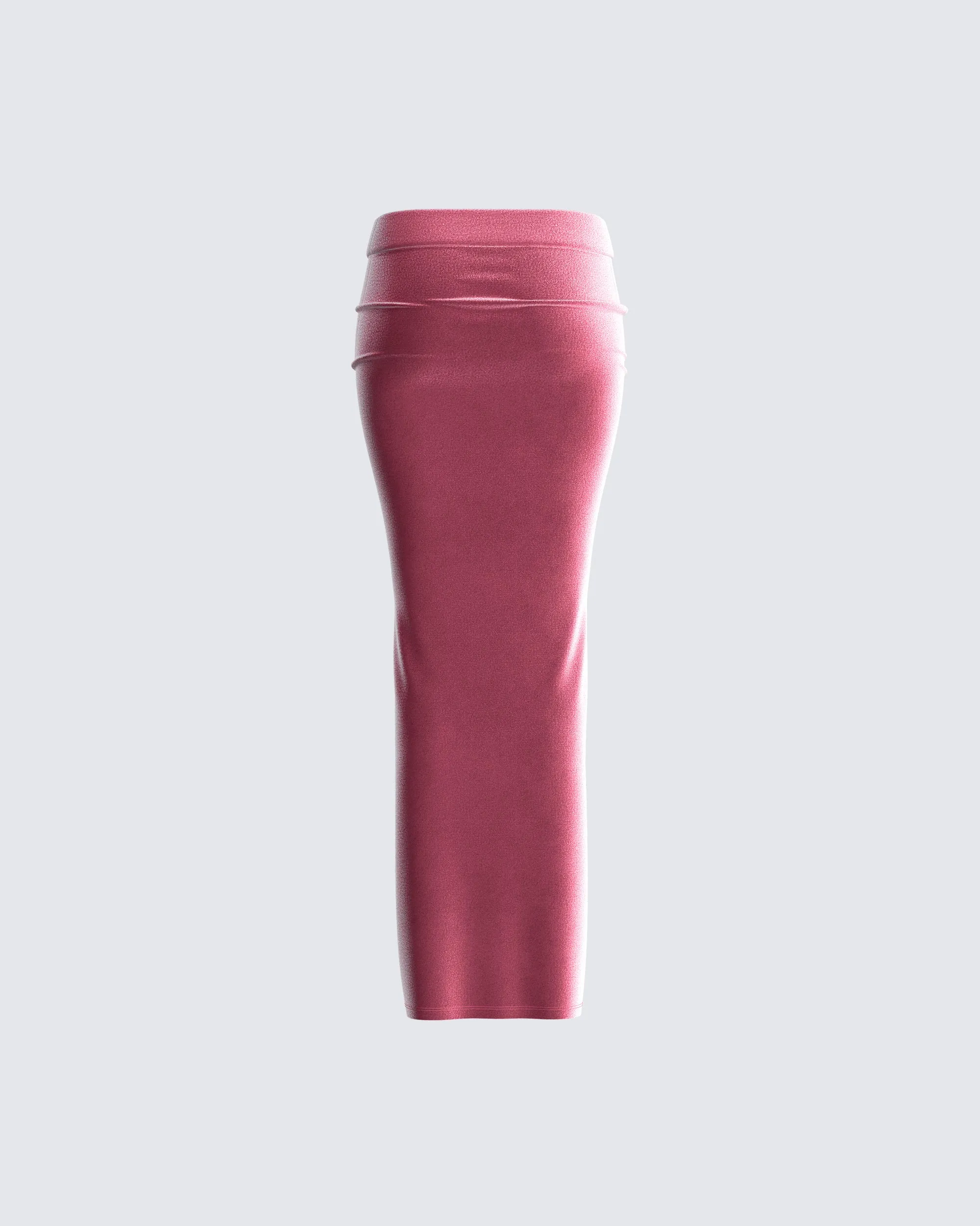 Ayla Pink Velvet Maxi Skirt sold by Finesse product image thumbnail 3