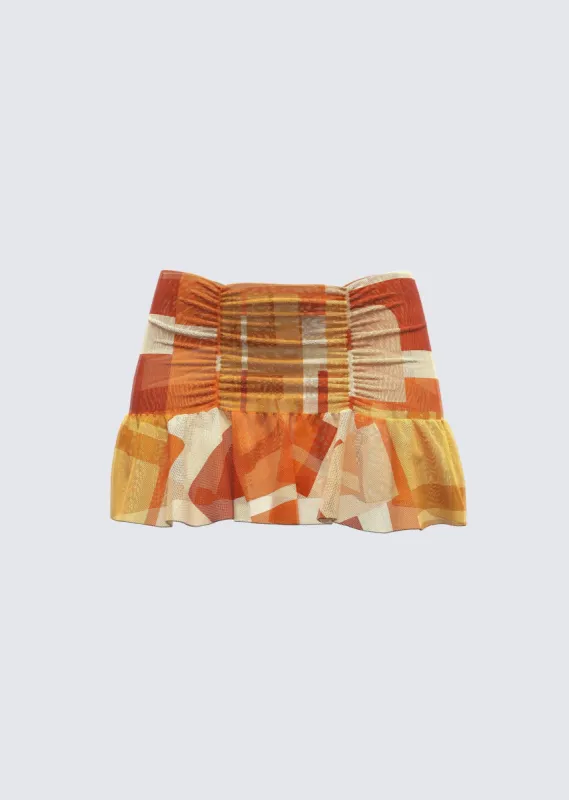 Sophie Sultry Ruched Skirt sold by Finesse