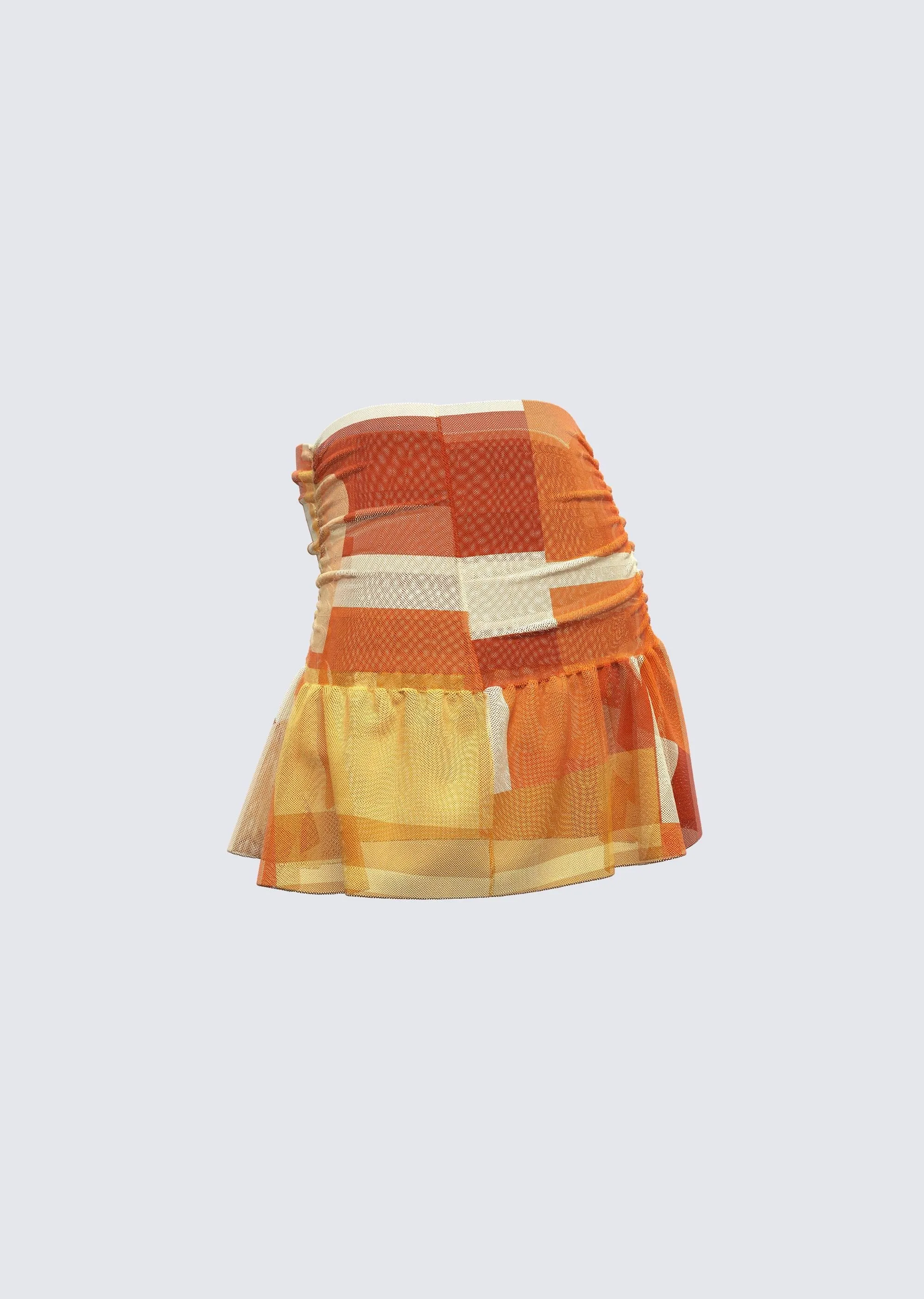 Sophie Sultry Ruched Skirt sold by Finesse product image thumbnail 2