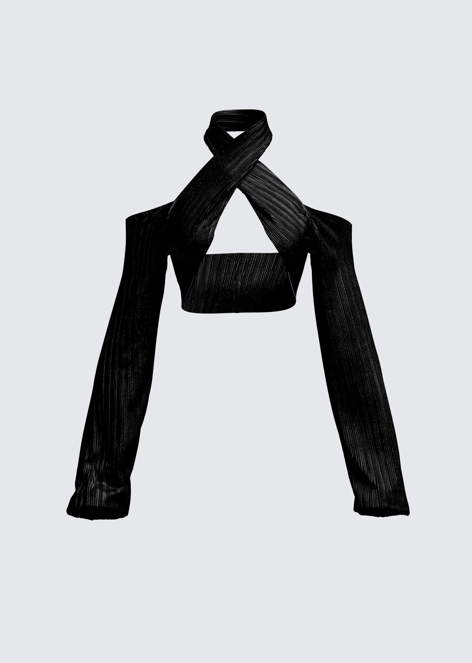 Dom Pleated Top sold by Finesse