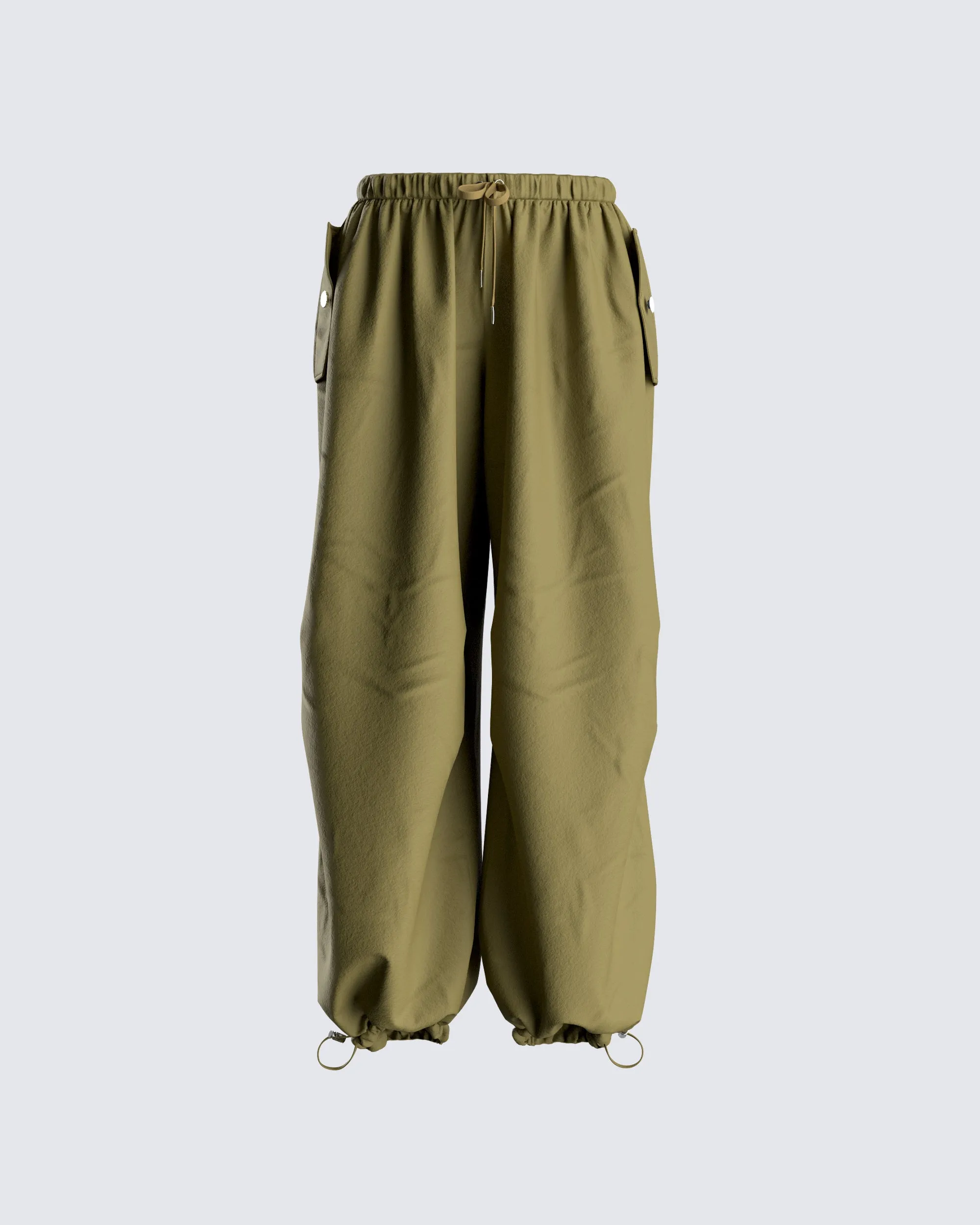 Adriana Green Parachute Pant sold by Finesse
