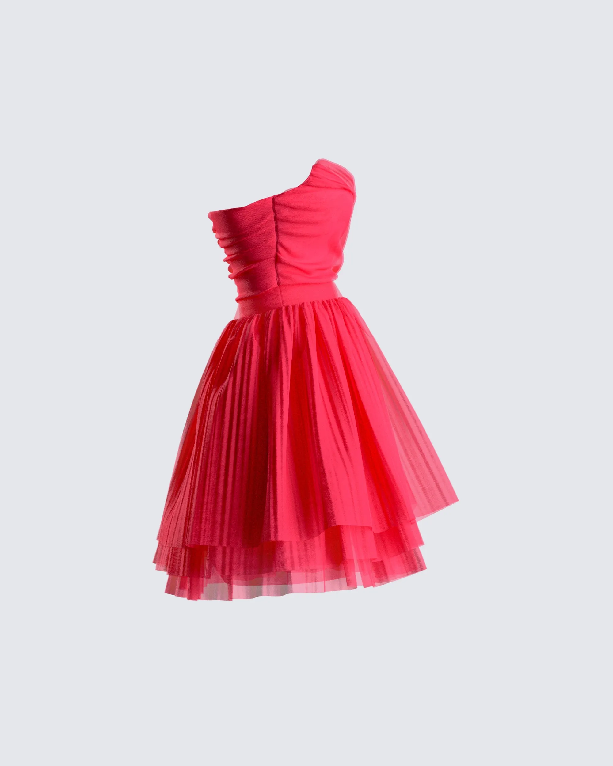 Nelly Hot Pink Tulle Mini Dress sold by Finesse product image thumbnail 2