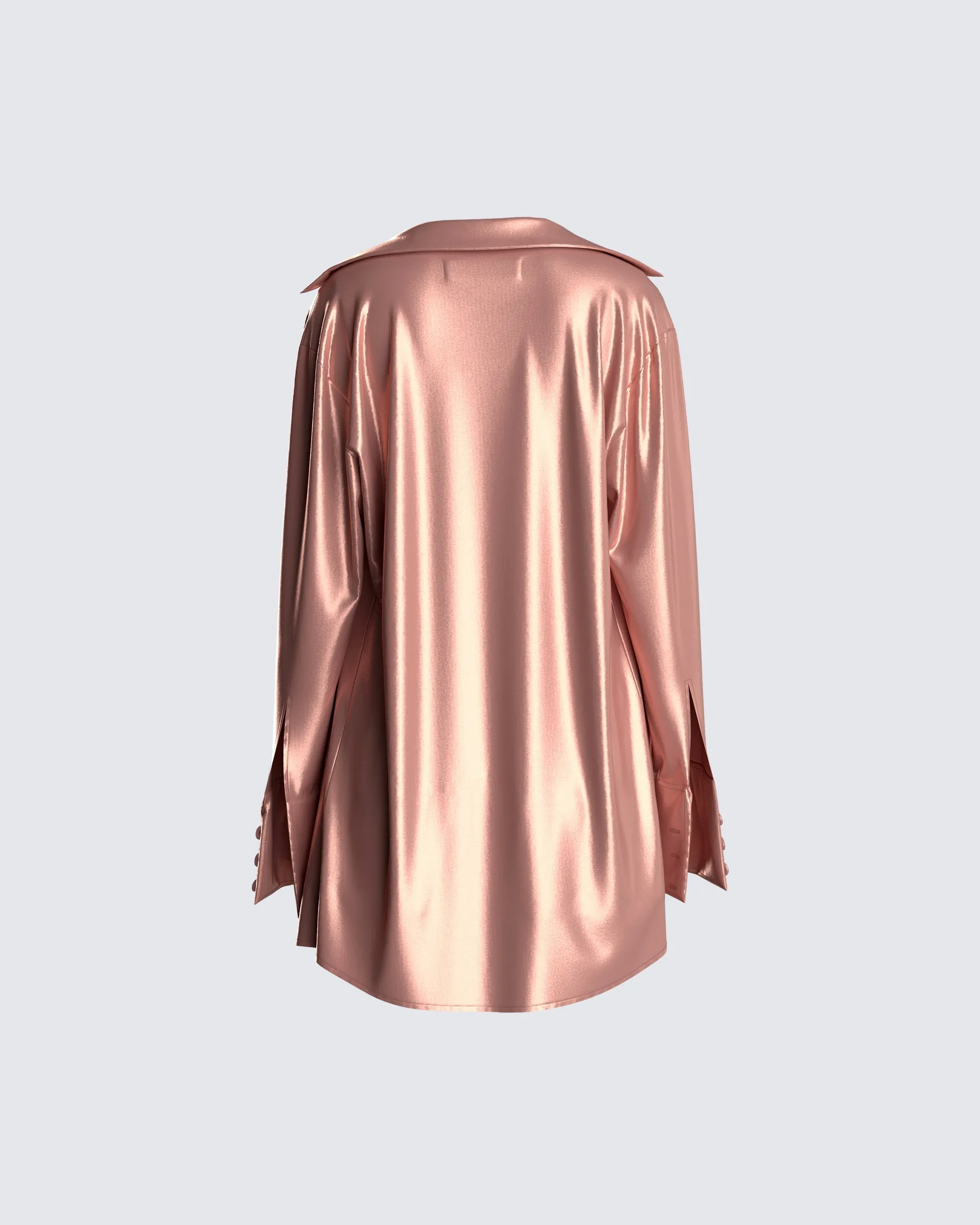 Gracie Satin Shirt sold by Finesse product image thumbnail 3