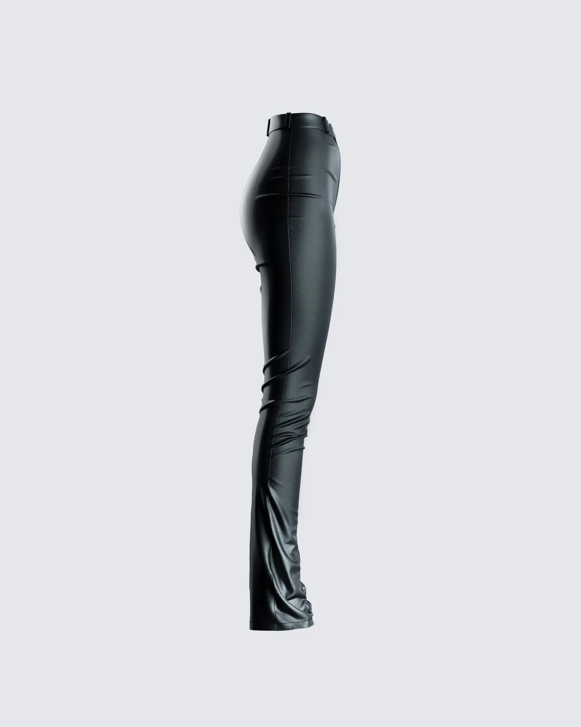 Declan Black Vegan Leather Pant sold by Finesse product image thumbnail 2