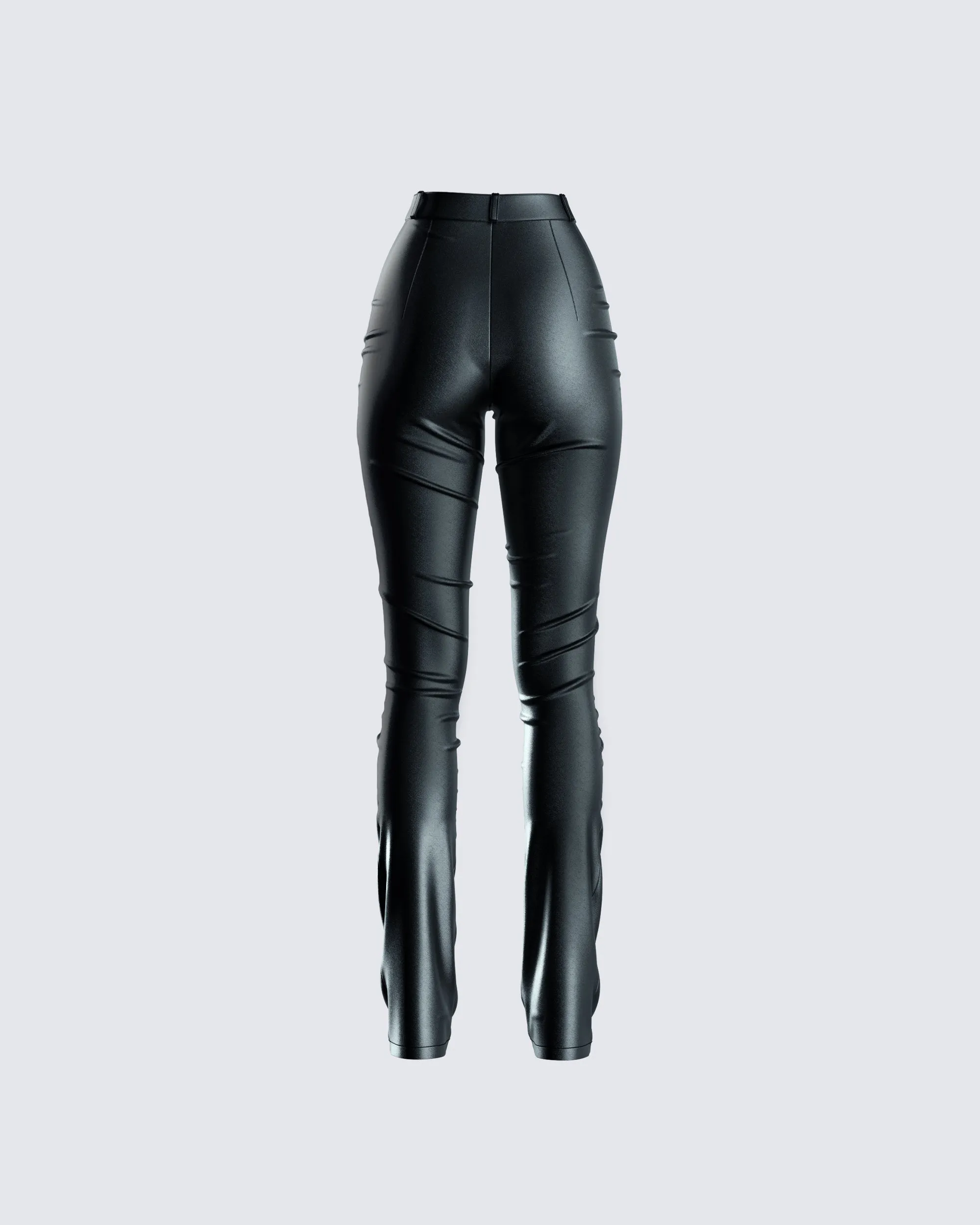 Declan Black Vegan Leather Pant sold by Finesse product image thumbnail 3