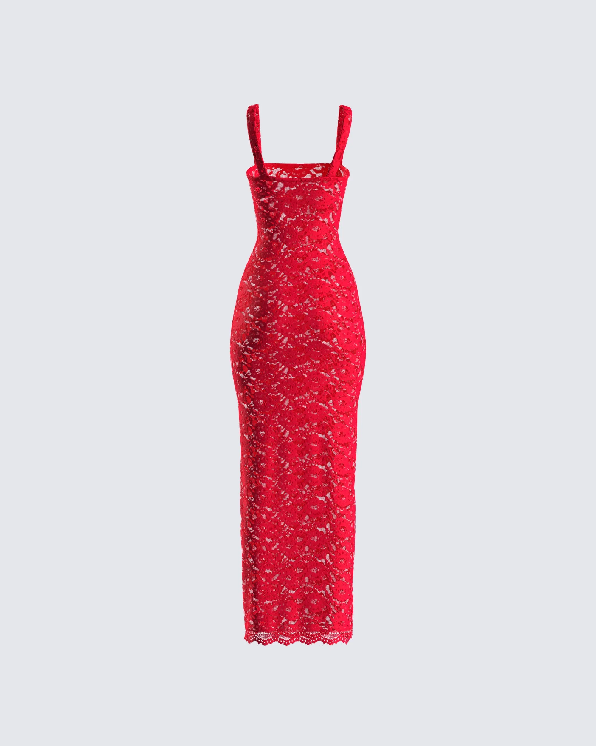 Arlo Red Lace Strappy Maxi Dress sold by Finesse product image thumbnail 3