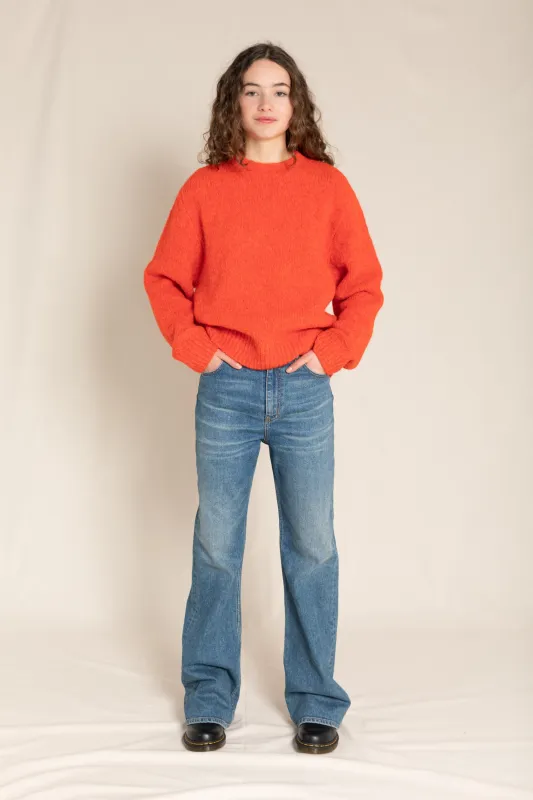 FIONA Bleu clair foncé - Jean flare made by Finger In The Nose