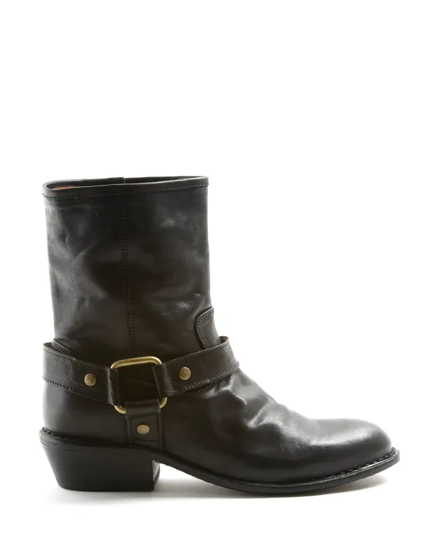 ROLO Black Leather Boots sold by Fiorentini + Baker