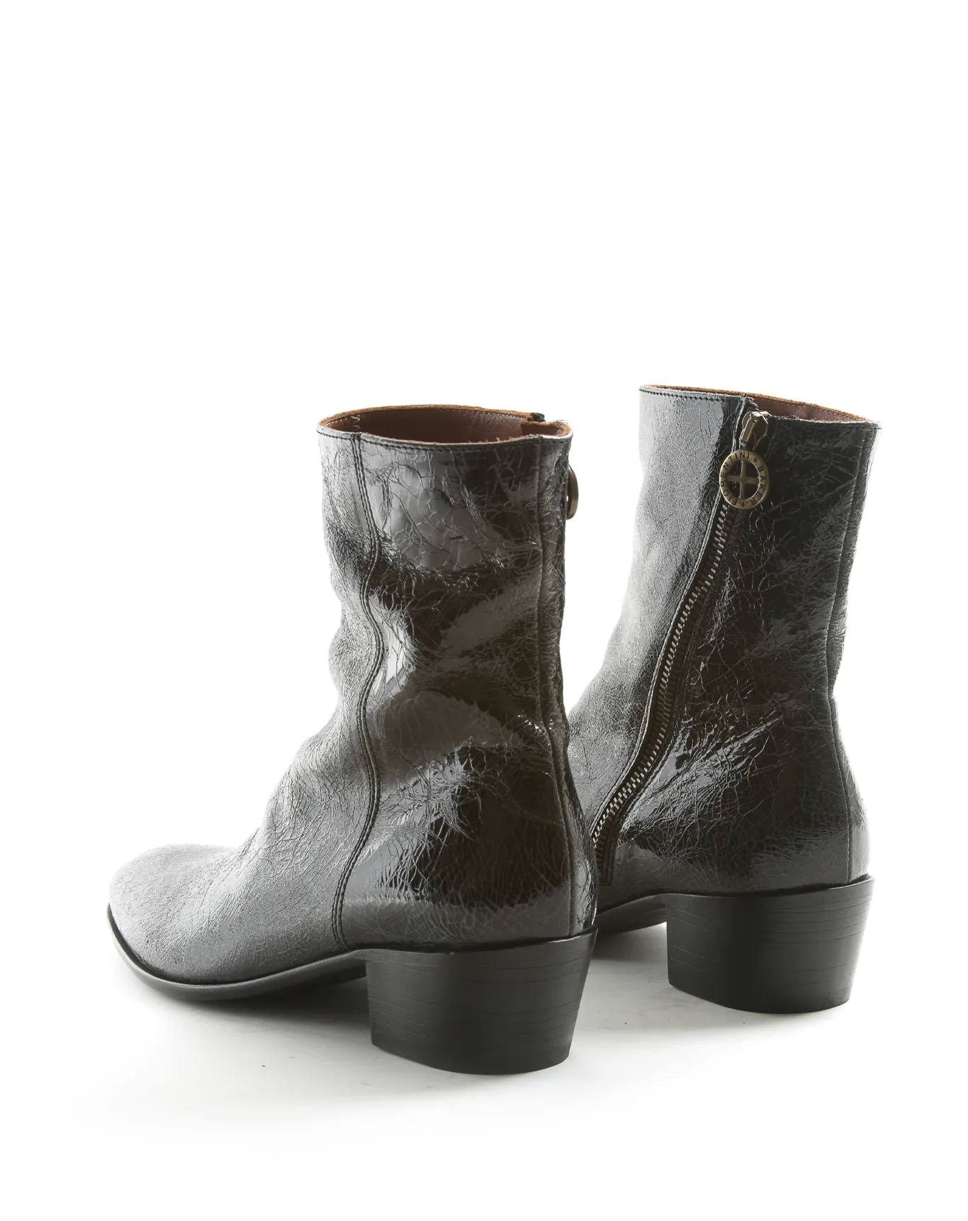 MATT Black Leather Boots sold by Fiorentini + Baker product image thumbnail 3