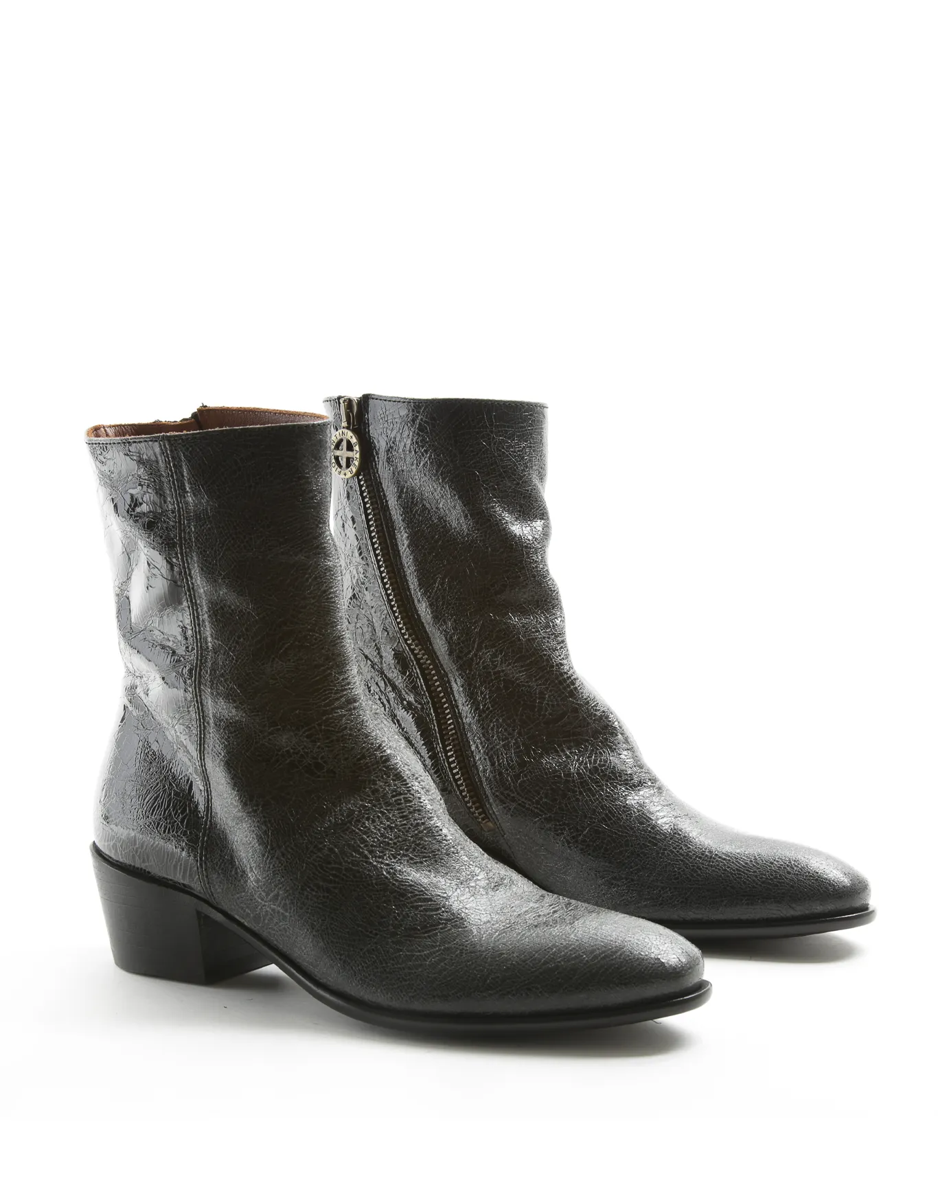 MATT Black Leather Boots sold by Fiorentini + Baker product image thumbnail 2