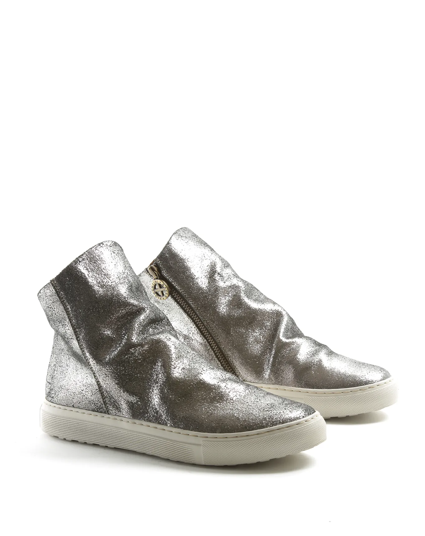 BIEL Silver Leather Sneakers Boots sold by Fiorentini + Baker product image thumbnail 2