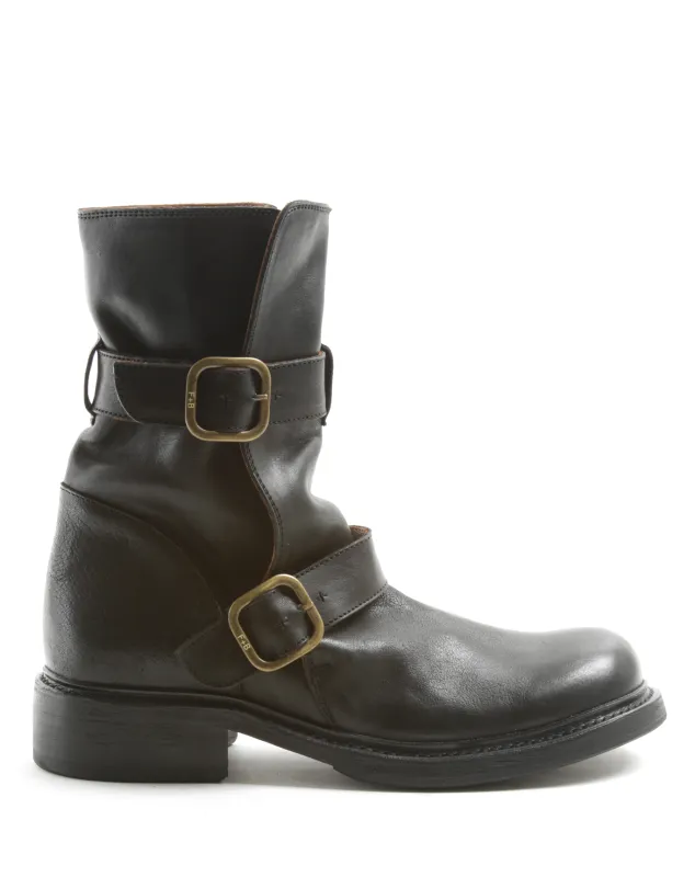 SHADY Black Leather Boots sold by Fiorentini + Baker