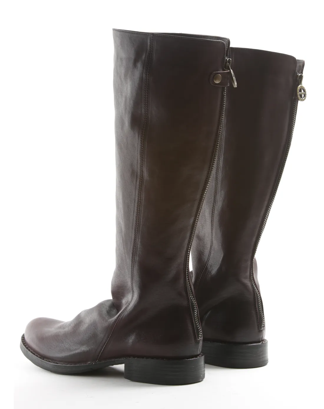 EVA Burgundy Leather Boots sold by Fiorentini + Baker product image thumbnail 3