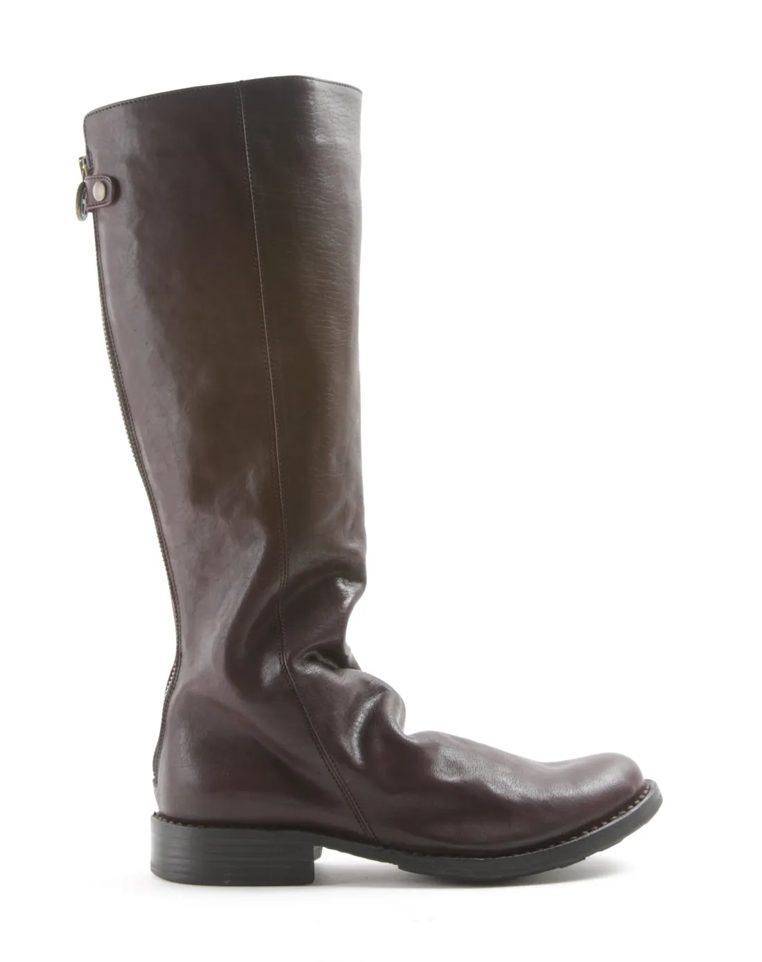 EVA Burgundy Leather Boots sold by Fiorentini + Baker