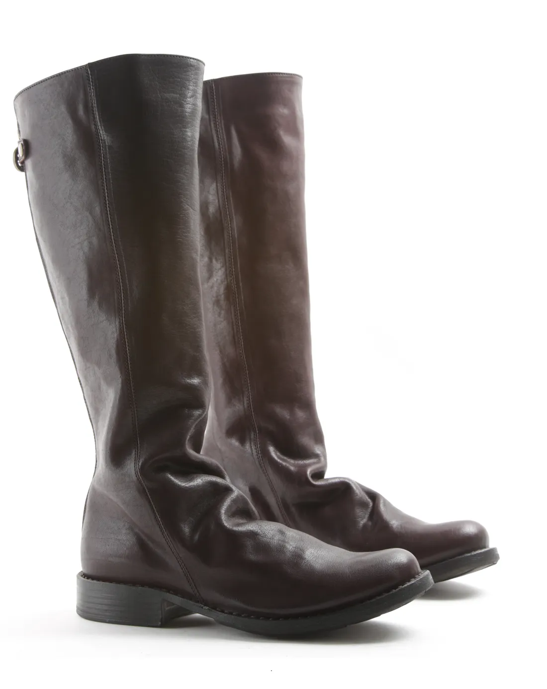 EVA Burgundy Leather Boots sold by Fiorentini + Baker product image thumbnail 2