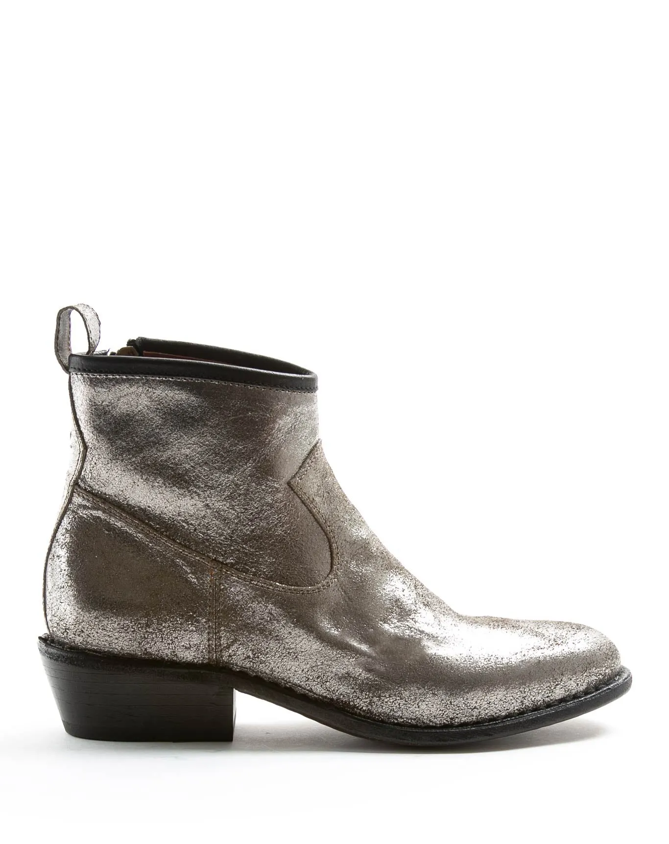 REN Silver Leather Boots sold by Fiorentini + Baker