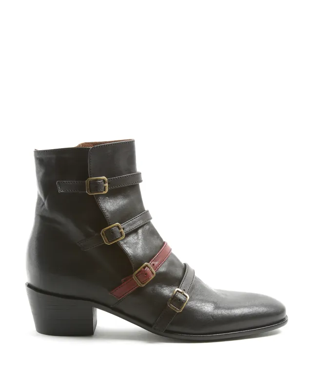 MOOG Black Leather Boots sold by Fiorentini + Baker