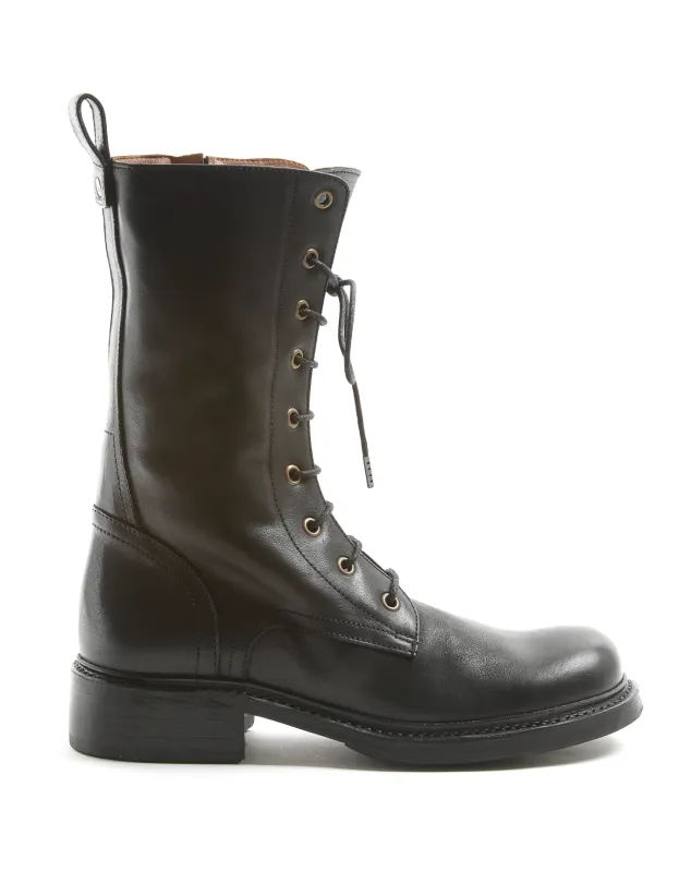 SOZ Black Leather Boots sold by Fiorentini + Baker