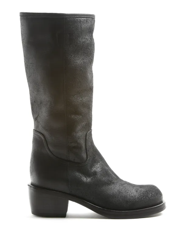 MOLL Black Leather Boots sold by Fiorentini + Baker
