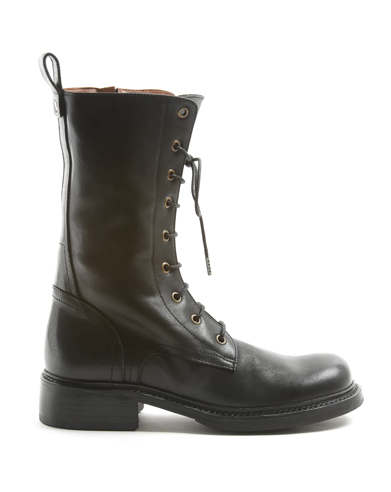 SOZ Black Leather Boots sold by Fiorentini + Baker