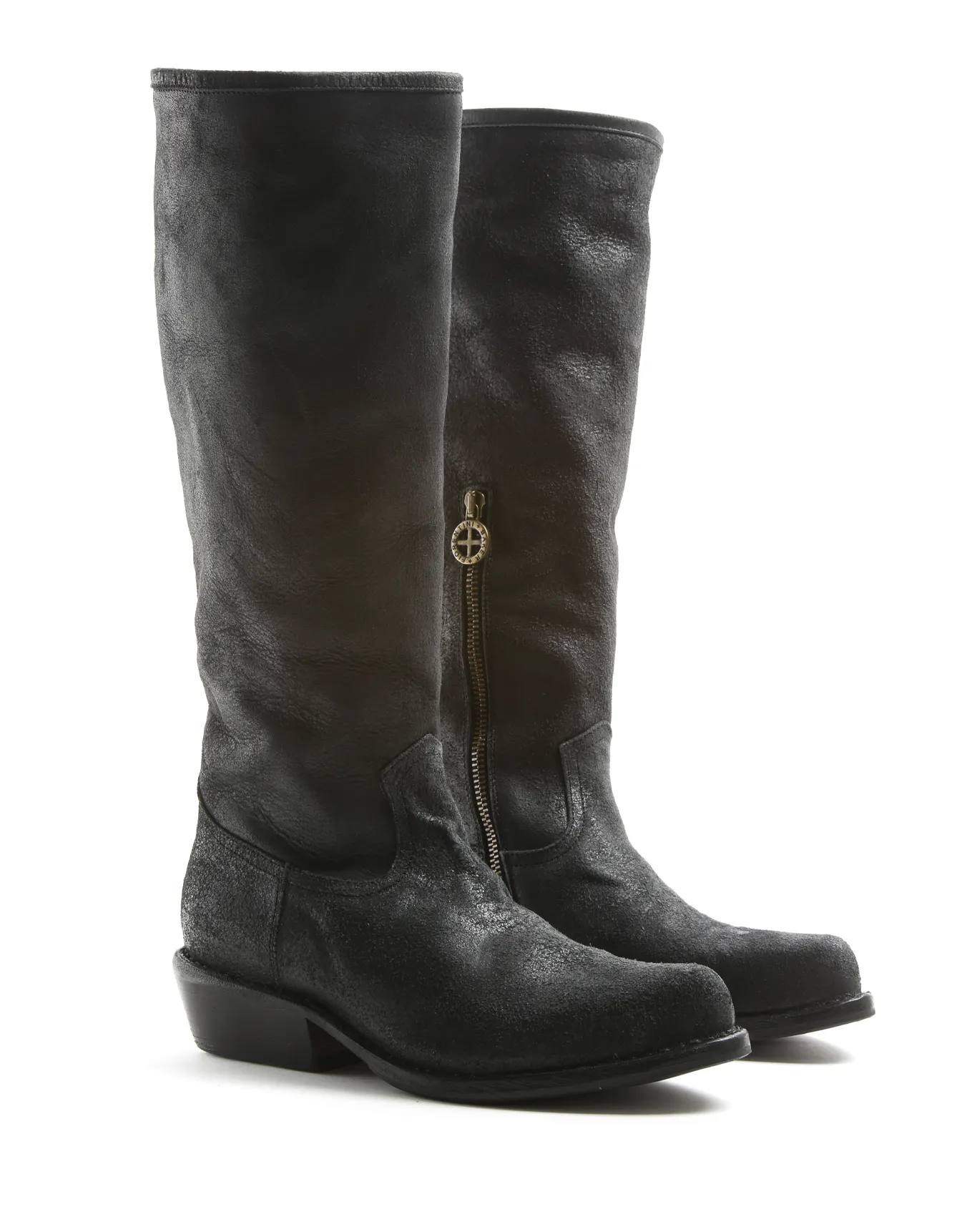 DORA Black Leather Boots sold by Fiorentini + Baker product image thumbnail 2