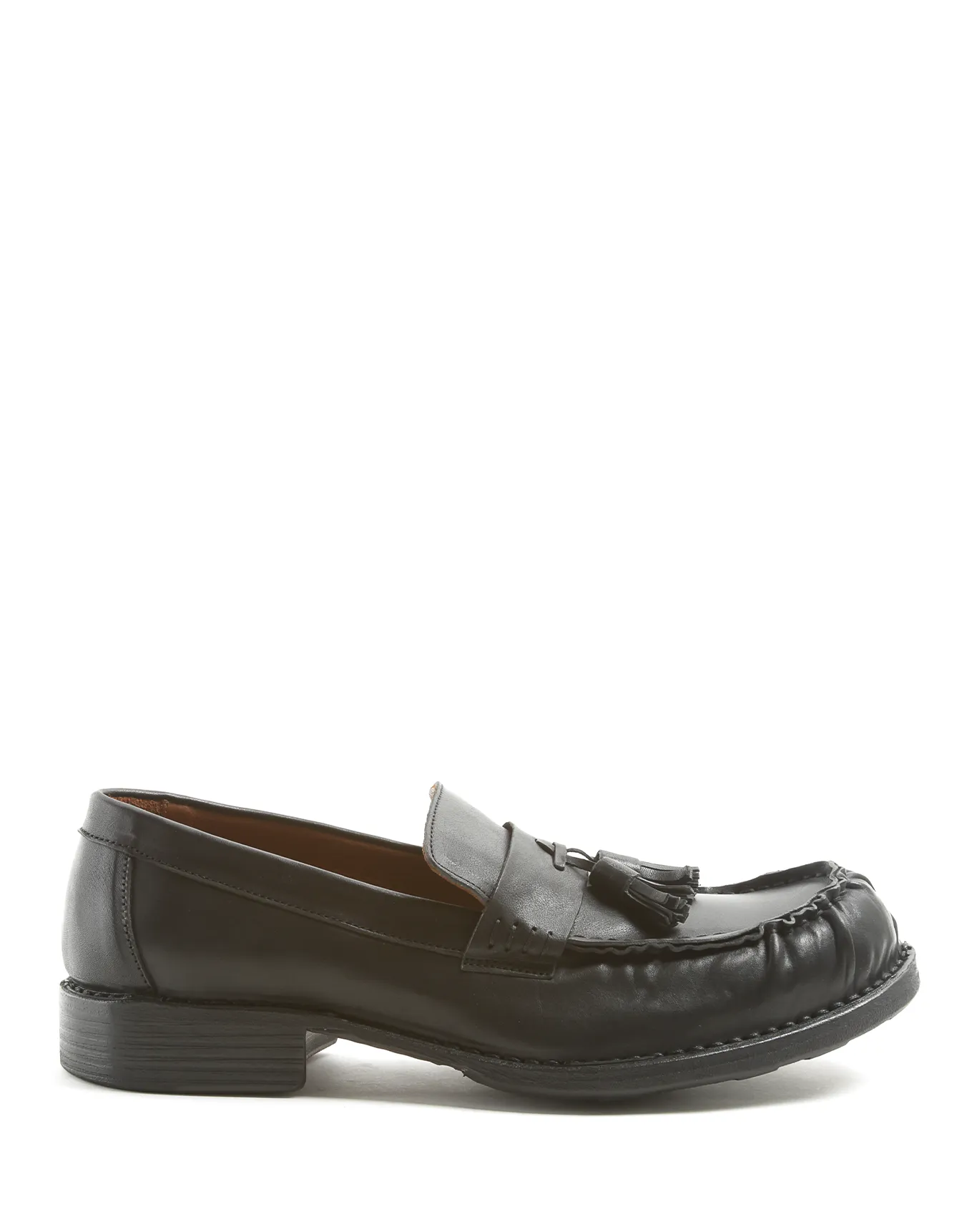 ERIC Black Leather Loafer sold by Fiorentini + Baker