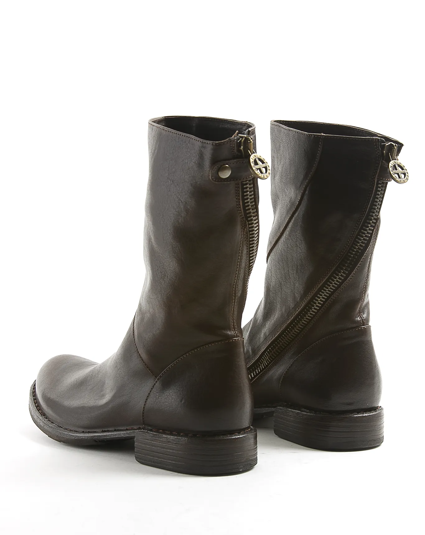 EZEE Brown Leather Boots sold by Fiorentini + Baker product image thumbnail 3