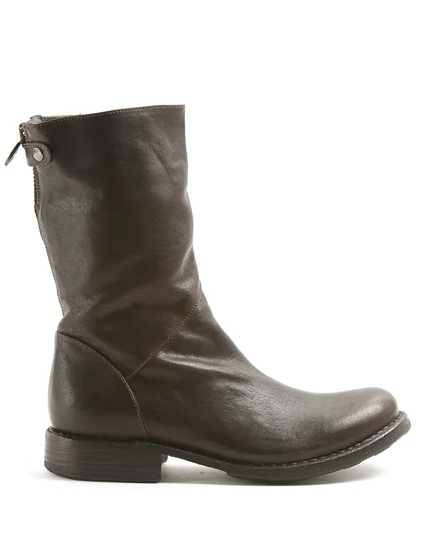 EZEE Brown Leather Boots sold by Fiorentini + Baker