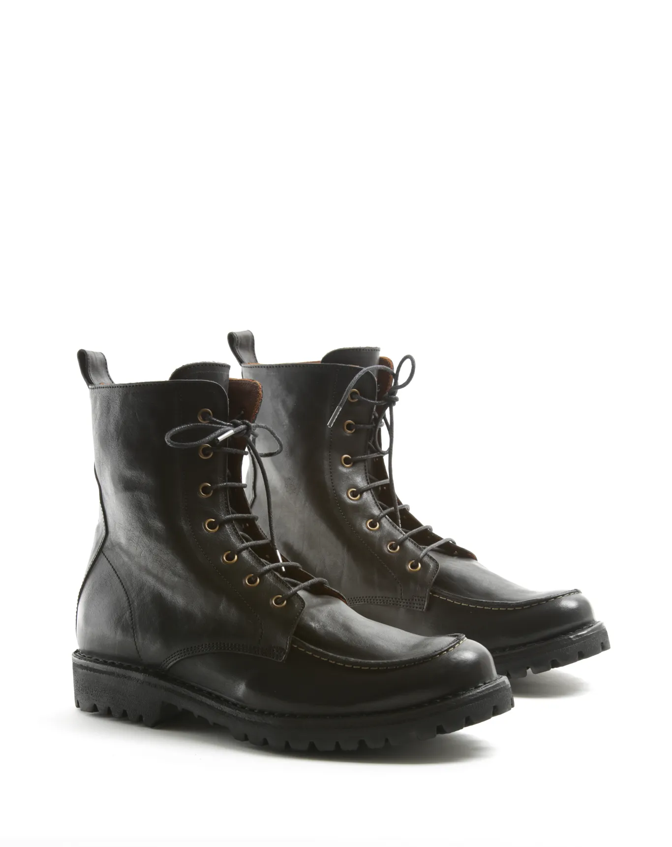 M-EXESS Black Leather Lace-up Boot sold by Fiorentini + Baker product image thumbnail 2