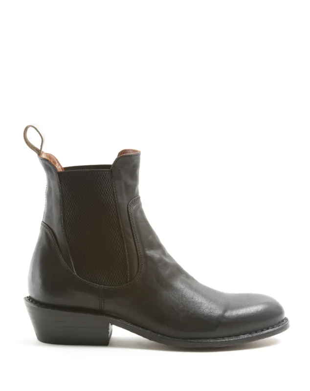 RULE Black Leather Boots sold by Fiorentini + Baker