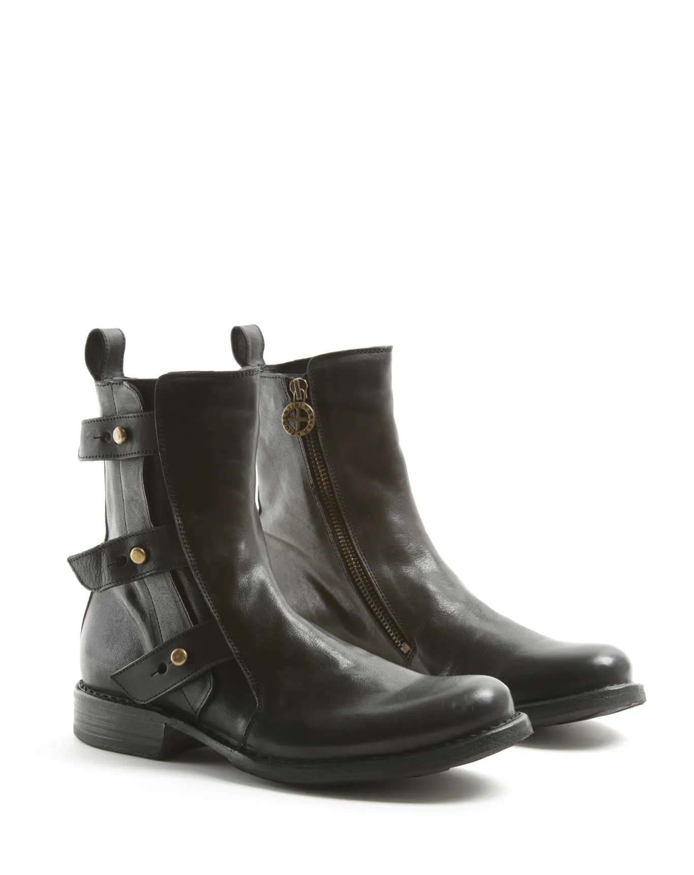 ERNA Black Leather Boots sold by Fiorentini + Baker product image thumbnail 2
