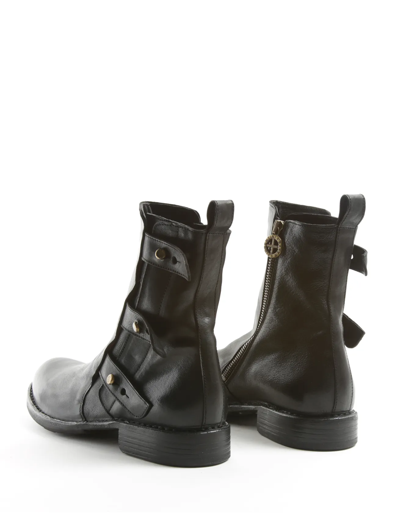 ERNA Black Leather Boots sold by Fiorentini + Baker product image thumbnail 3