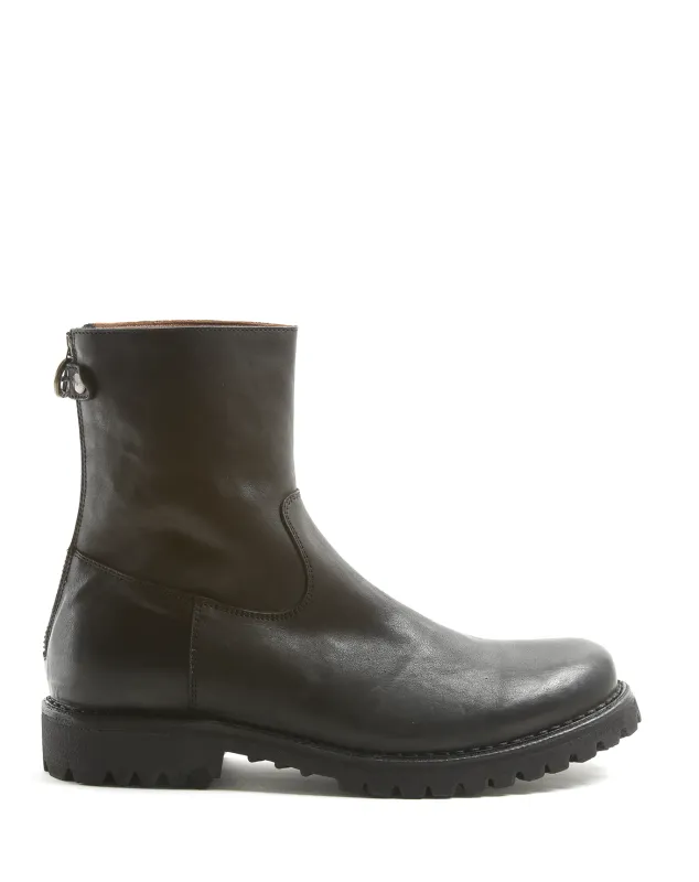 M-ELIS Black Leather Boots sold by Fiorentini + Baker
