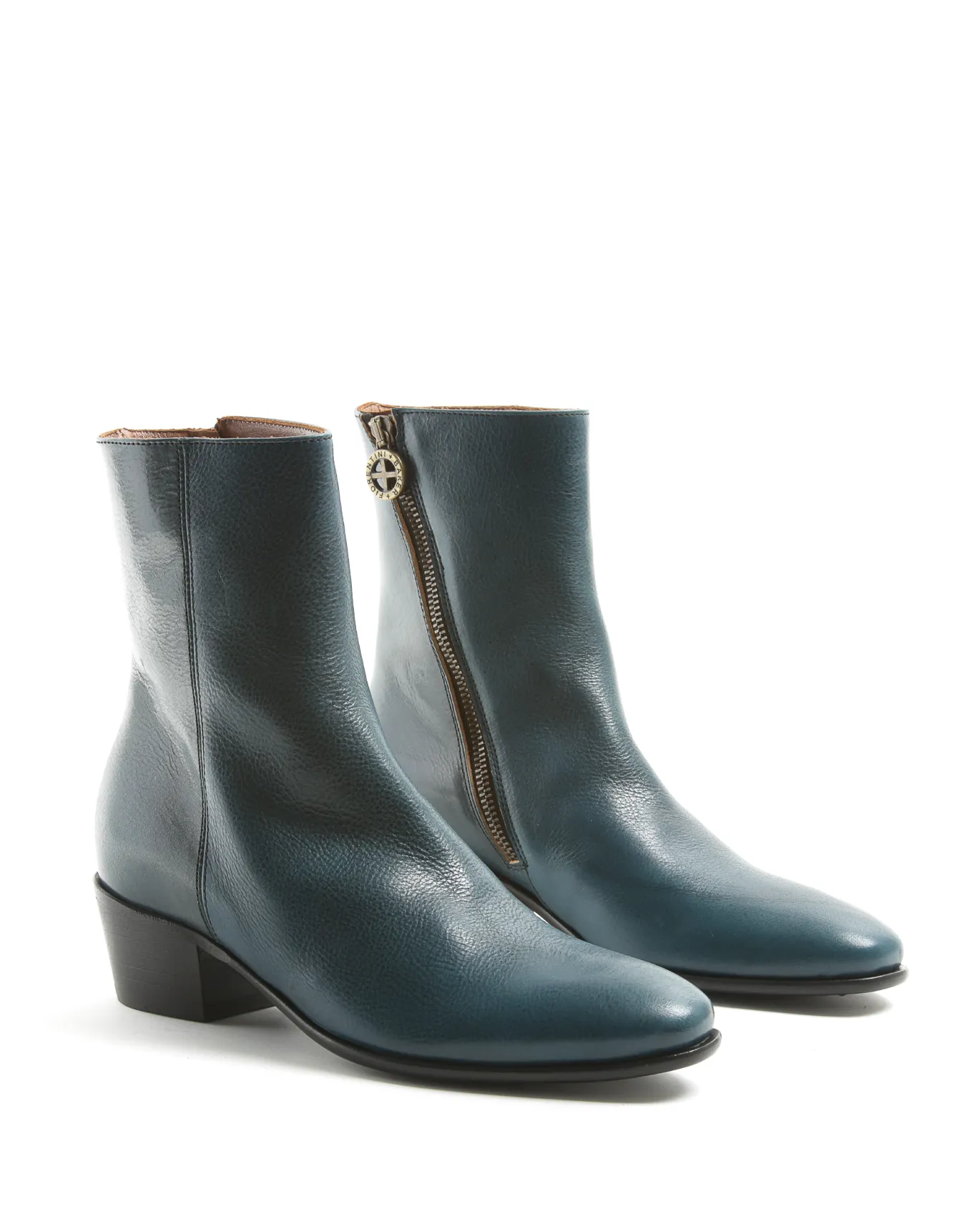 MATT Petrol Leather Boots sold by Fiorentini + Baker product image thumbnail 2