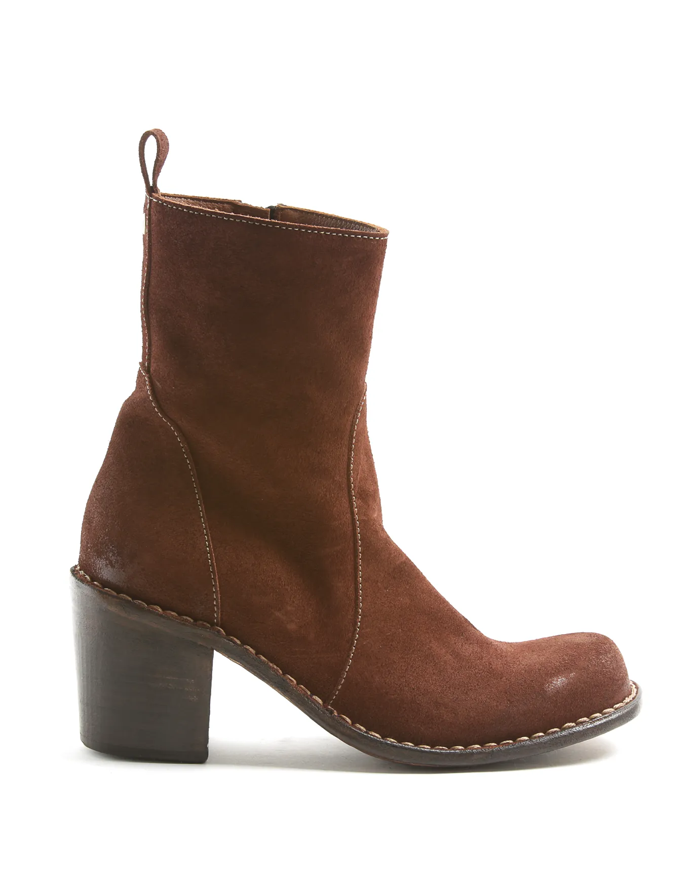 JENNI Rust Suede Boots sold by Fiorentini + Baker