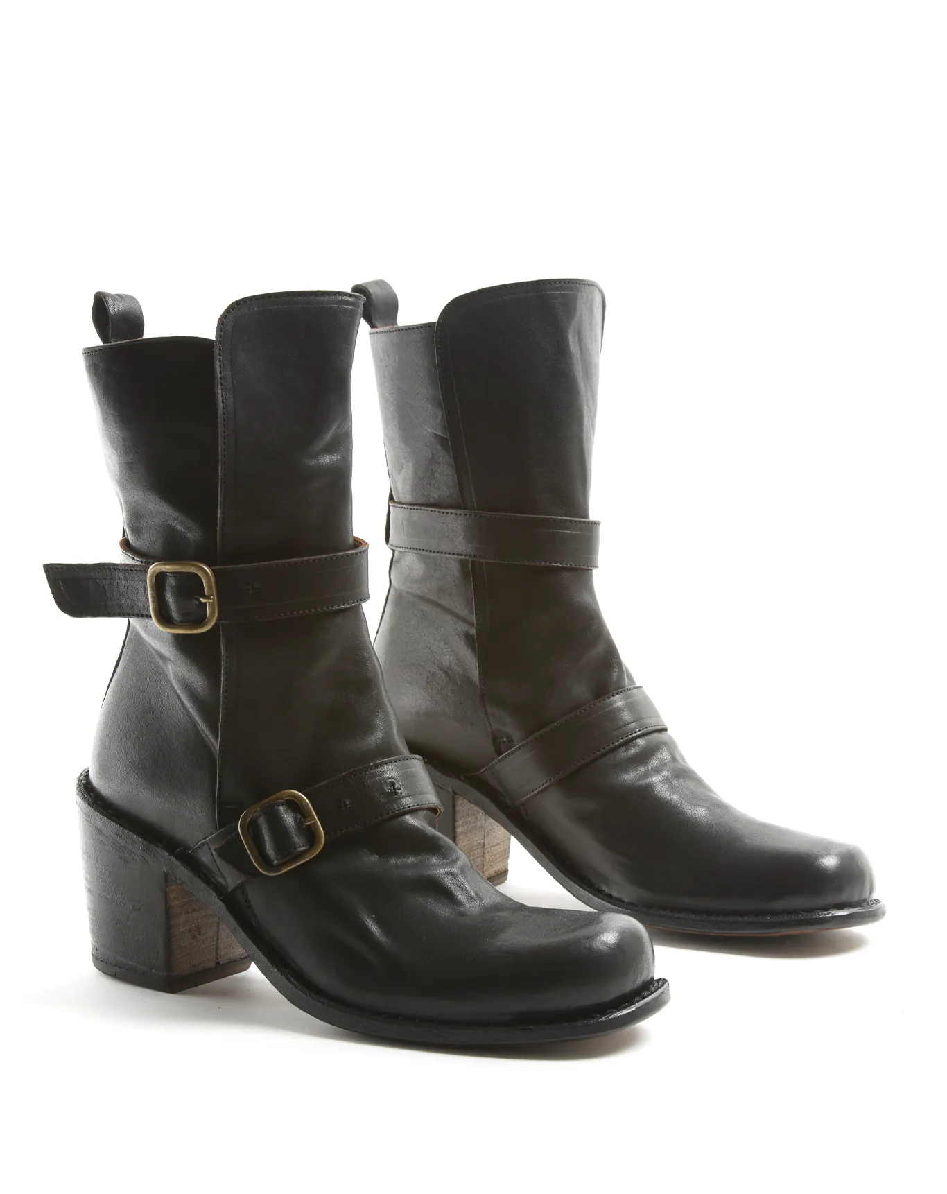 JAZ Black Leather Boots sold by Fiorentini + Baker product image thumbnail 2