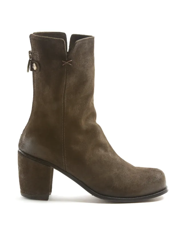 JONI Brown Suede Boots sold by Fiorentini + Baker