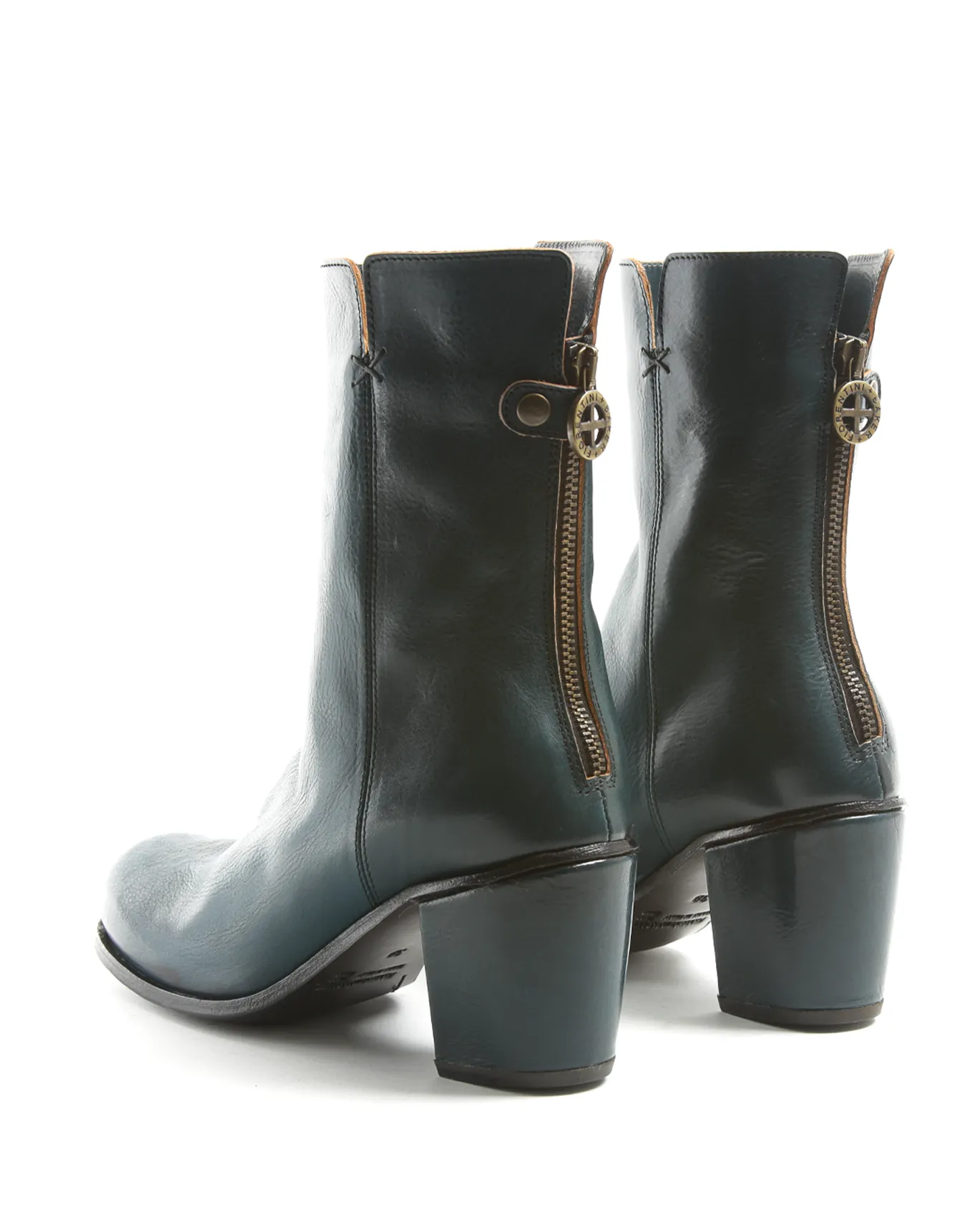 JONI Petrol Leather Boots sold by Fiorentini + Baker product image thumbnail 3