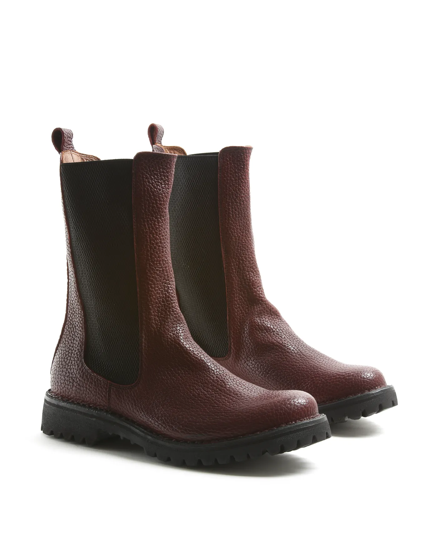 M-EDRA Burgundy Leather Boots sold by Fiorentini + Baker product image thumbnail 2