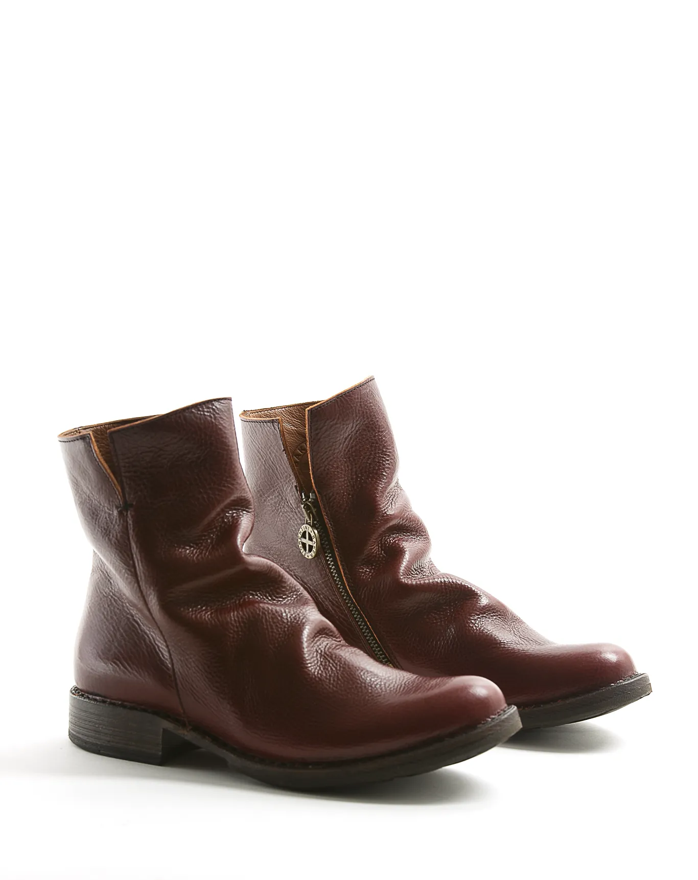 ELF Red Wine Leather Boots sold by Fiorentini + Baker product image thumbnail 2