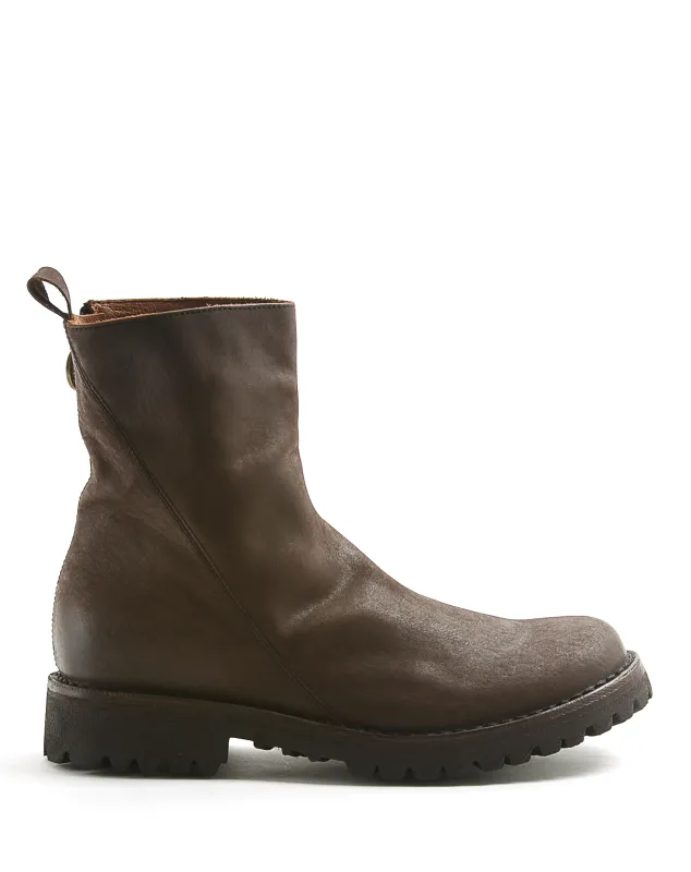 M-EVI Brown Leather Boots sold by Fiorentini + Baker