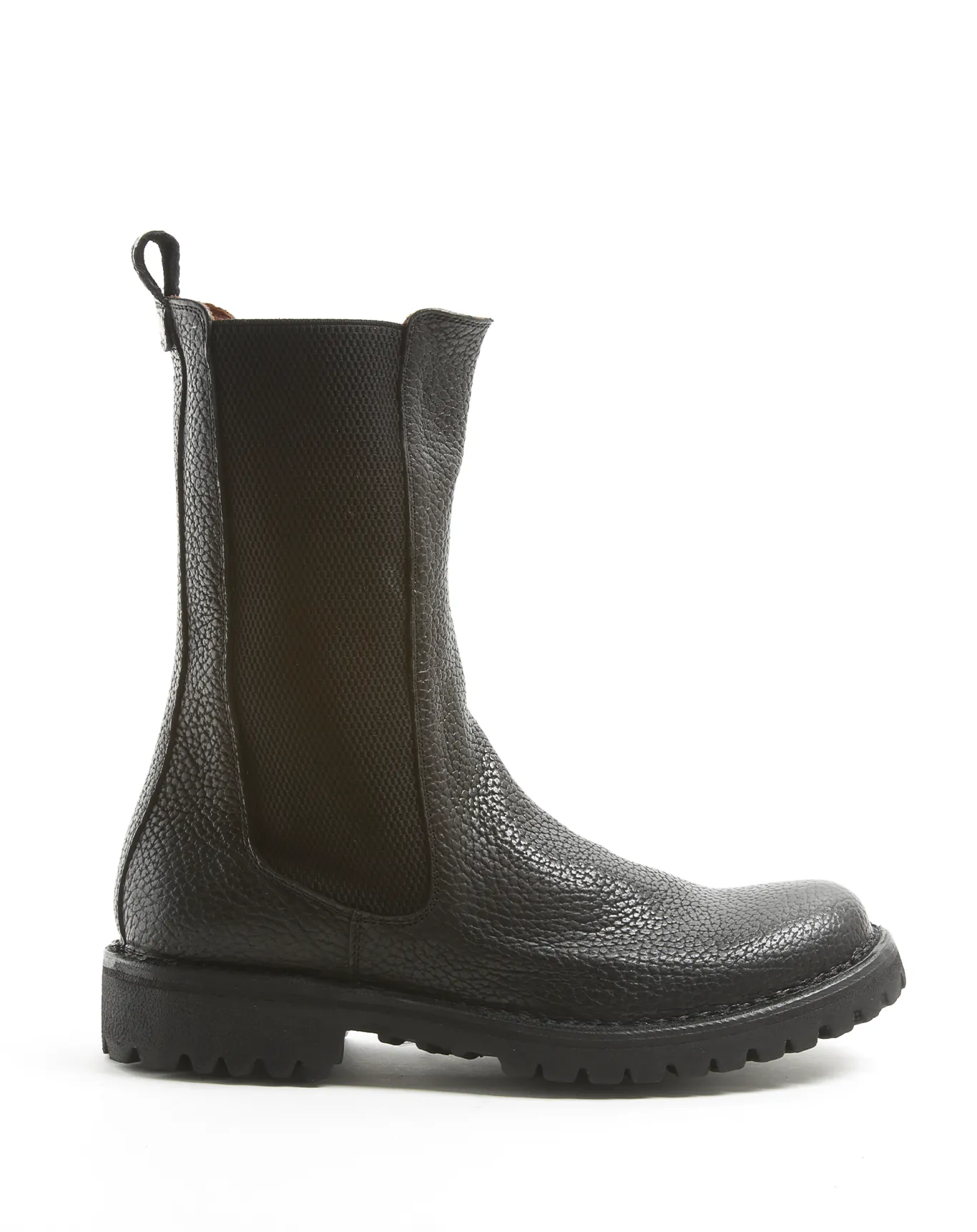 M-EDRA Black Leather Boots sold by Fiorentini + Baker