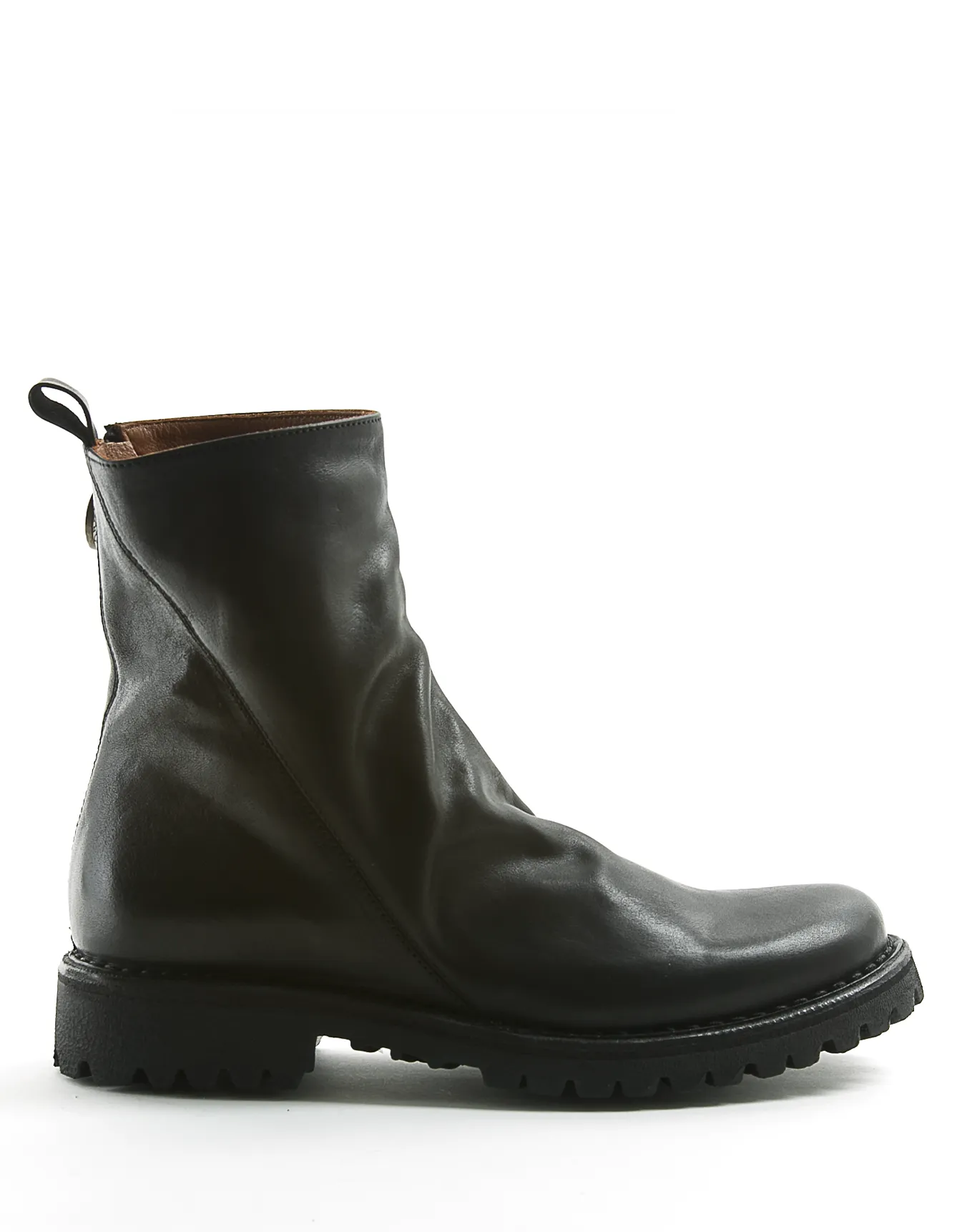 M-EVI Black Leather Boots sold by Fiorentini + Baker