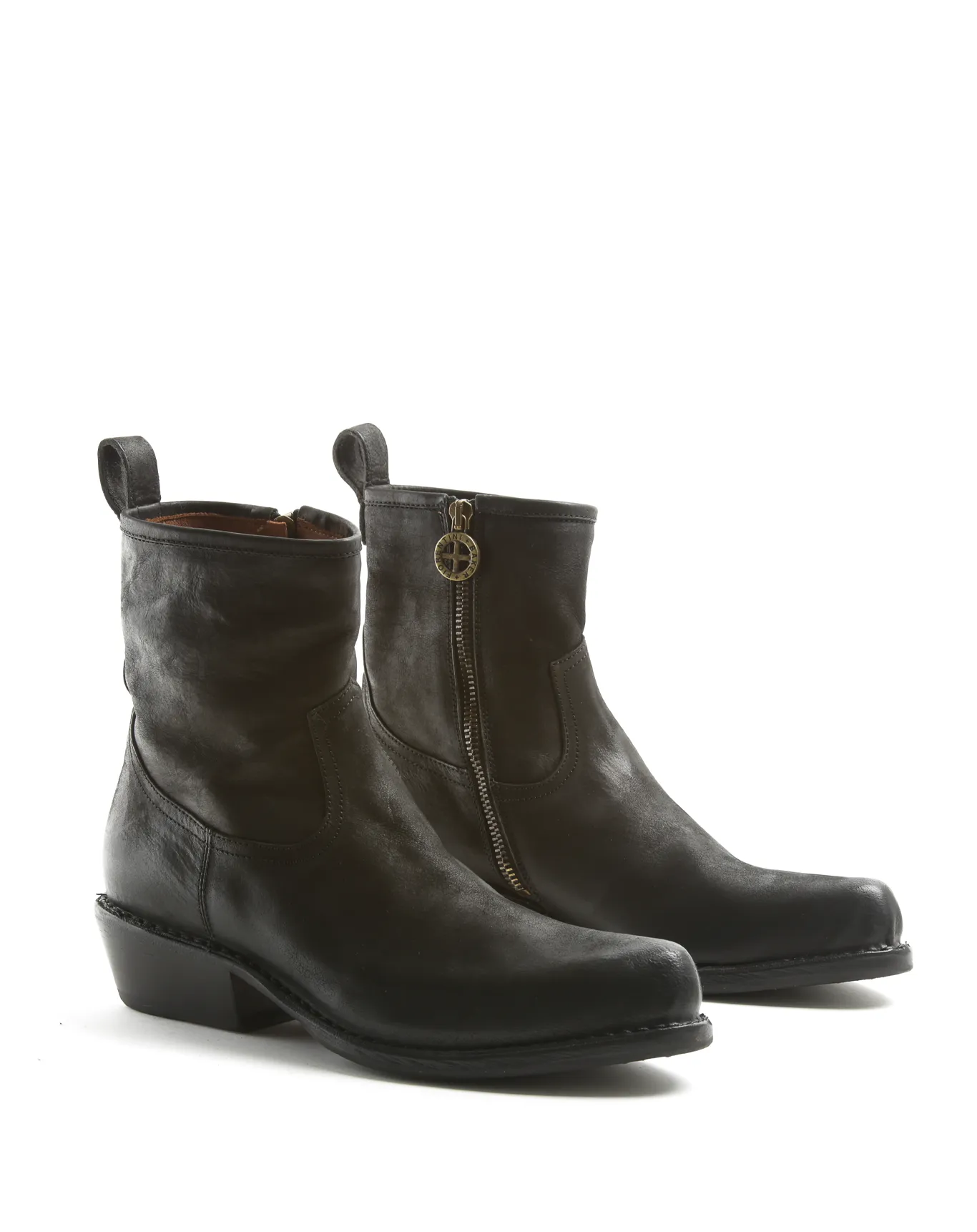 DAN Black Leather Boots sold by Fiorentini + Baker product image thumbnail 2