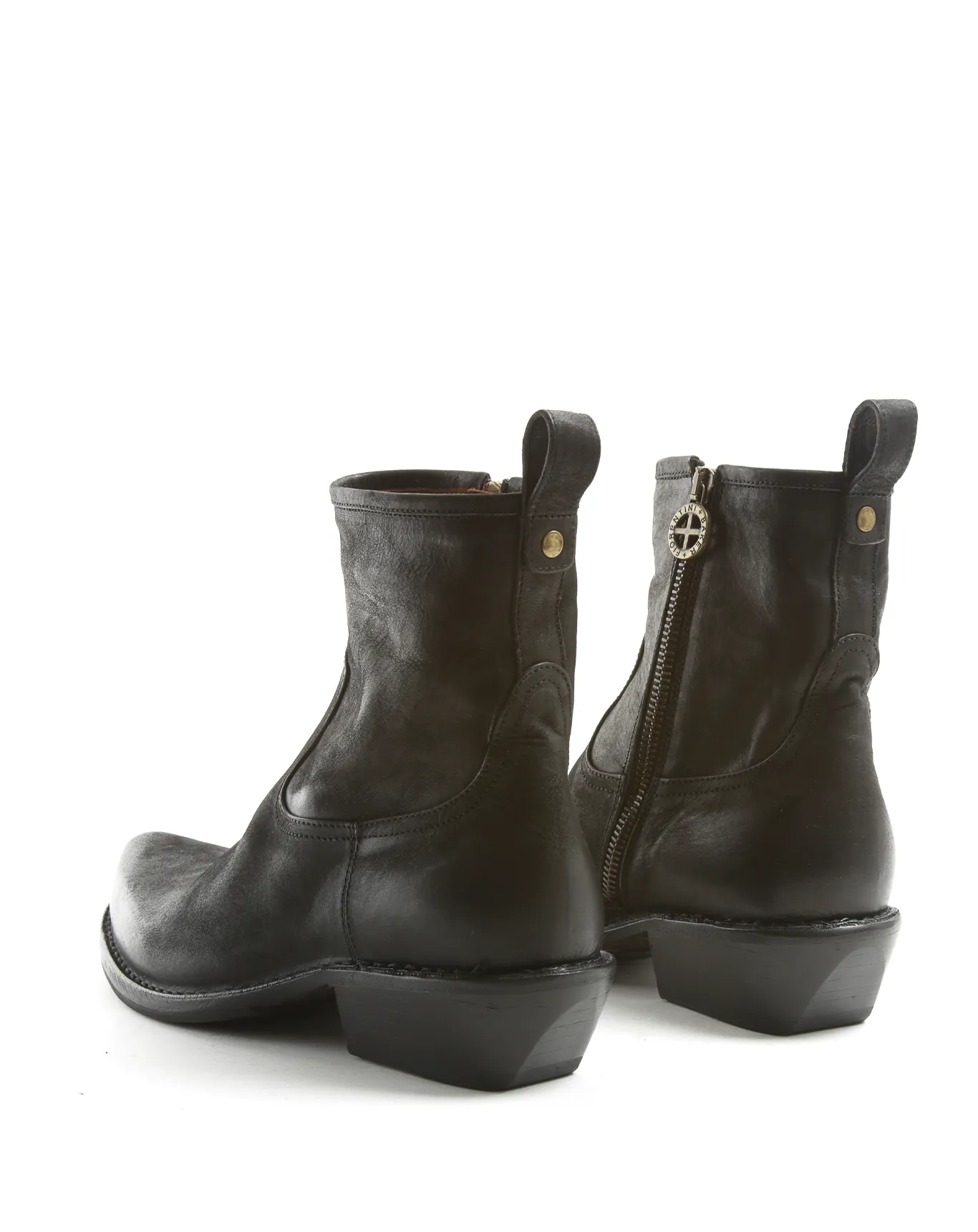 DAN Black Leather Boots sold by Fiorentini + Baker product image thumbnail 3