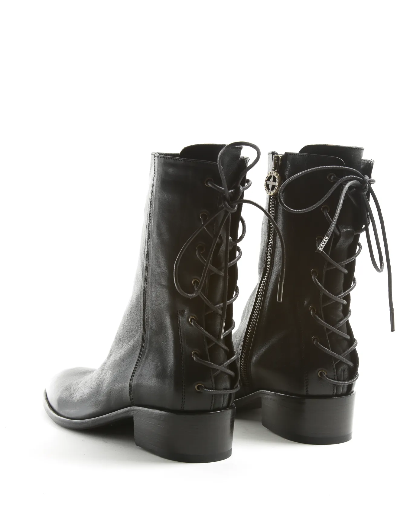 CID Black Leather Boots sold by Fiorentini + Baker product image thumbnail 3